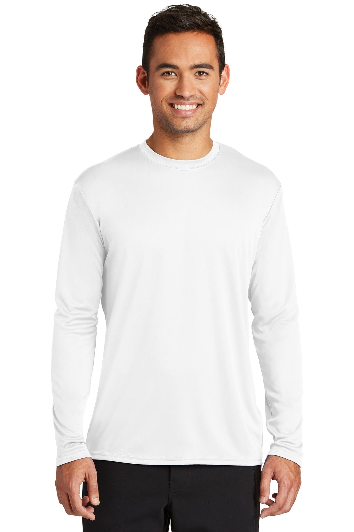 Port & Company Men's Long Sleeve Performance Tee Mens Apparel Shirts & Tops