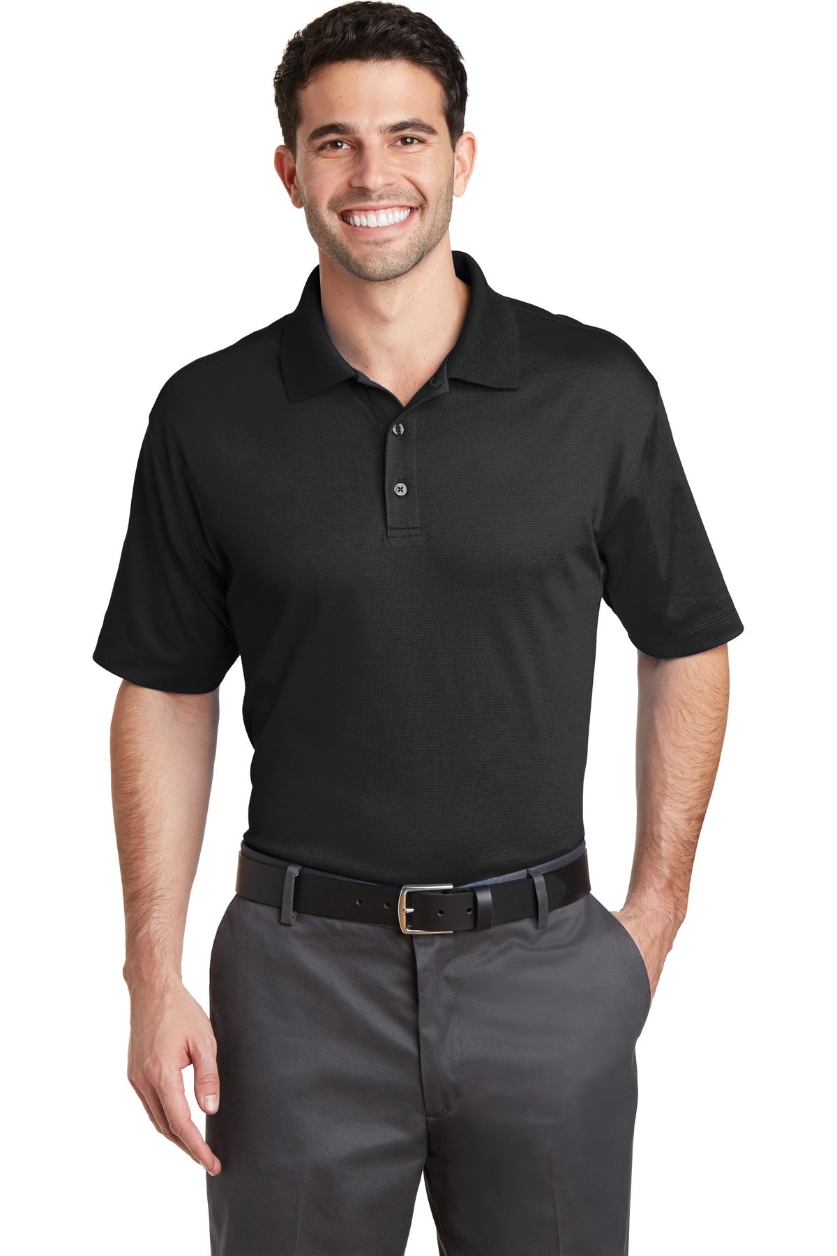 Port Authority Men's Rapid Dry Mesh Polo. K573 Mens Apparel Shirts & Tops