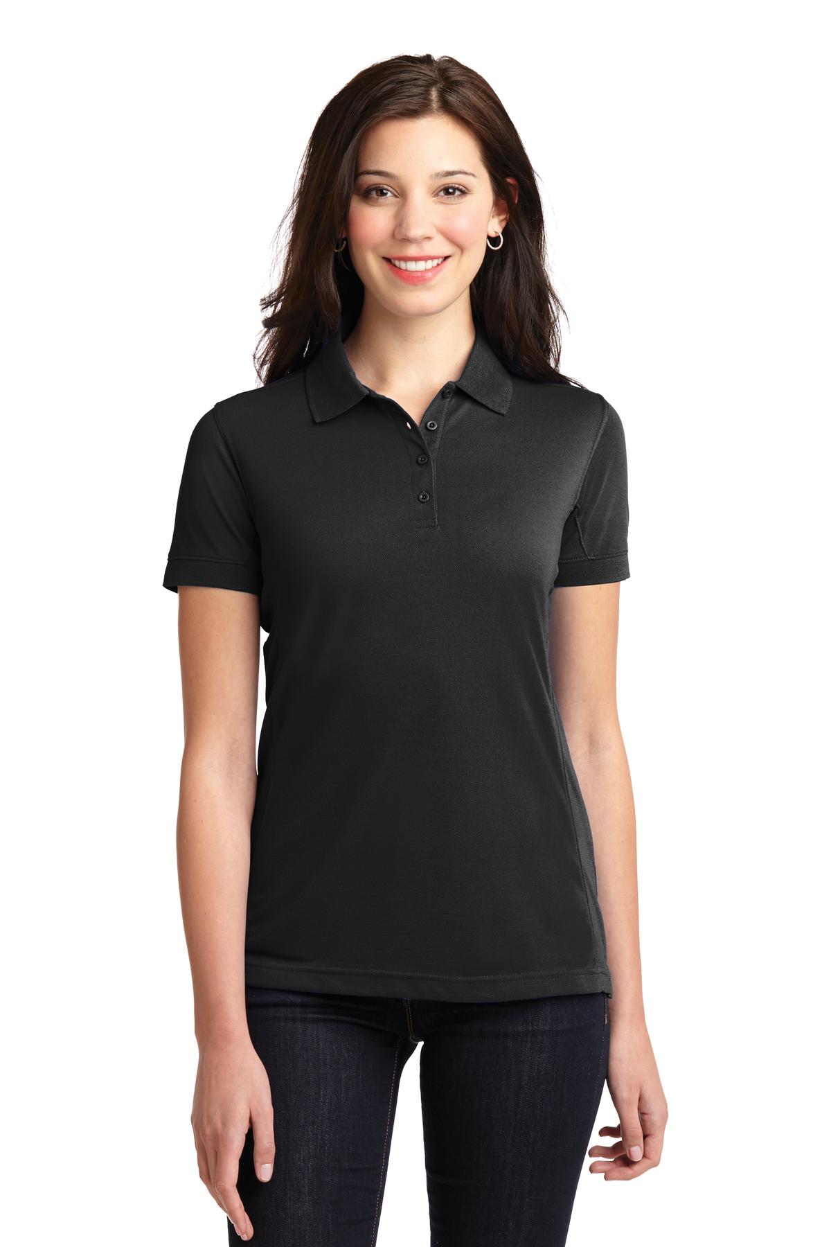 Port Authority Ladies 5-in-1 Performance Pique Polo. L567 Womens Apparel Shirts & Tops
