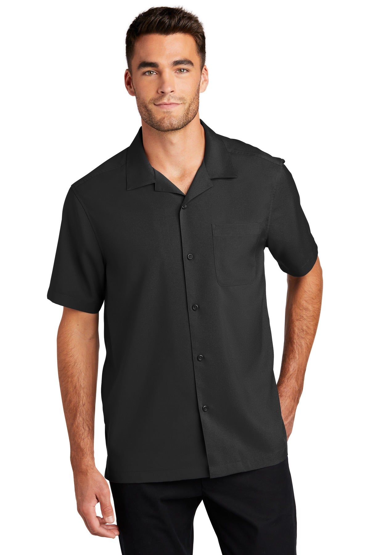 Port Authority Men's Short Sleeve Performance Staff Shirt W400 Mens Apparel Shirts & Tops