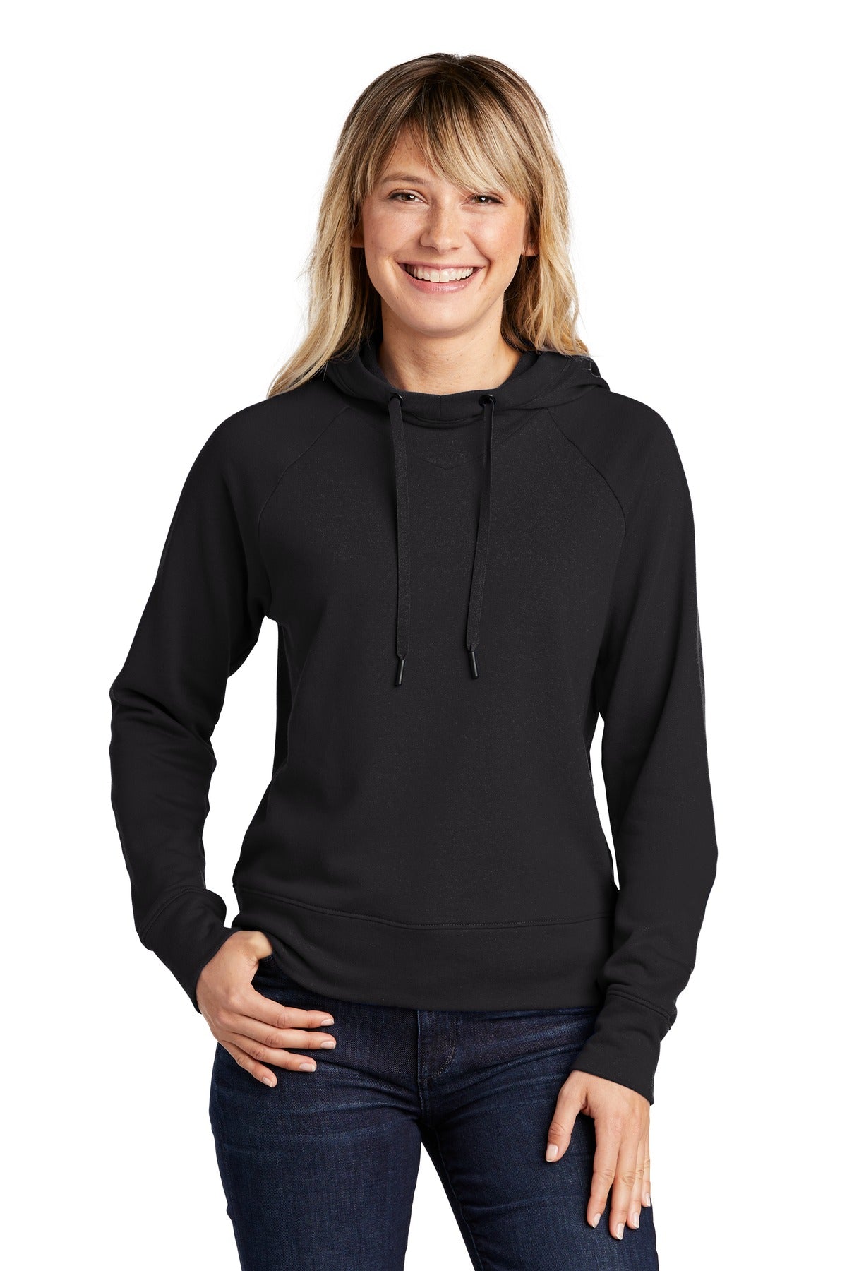 Sport-Tek Women's Lightweight French Terry Pullover Hoodie LST272 Womens Apparel Sweatshirts & Fleece