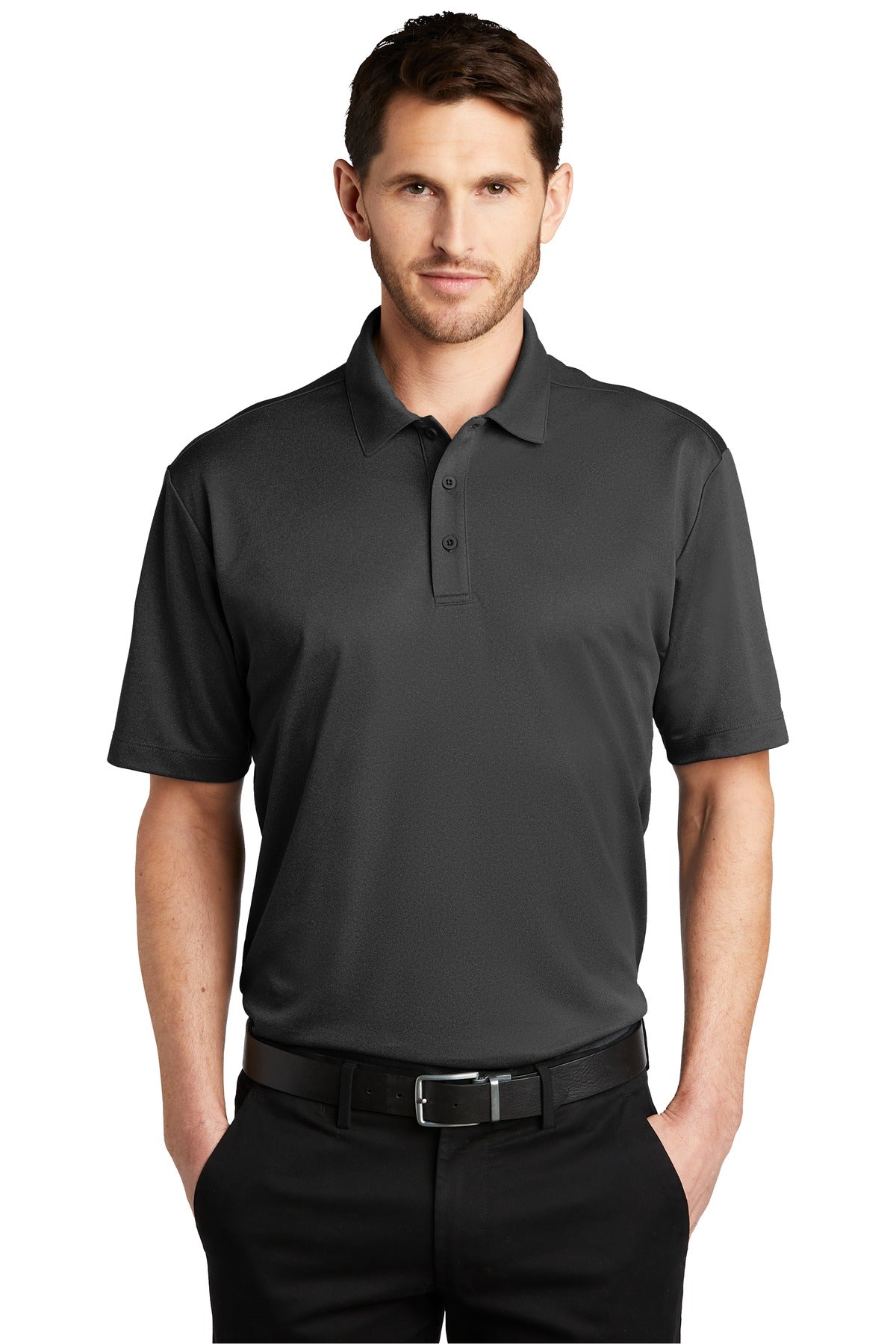 Port Authority Men's Heathered Silk Touch Performance Polo. K542 Mens Apparel Shirts & Tops