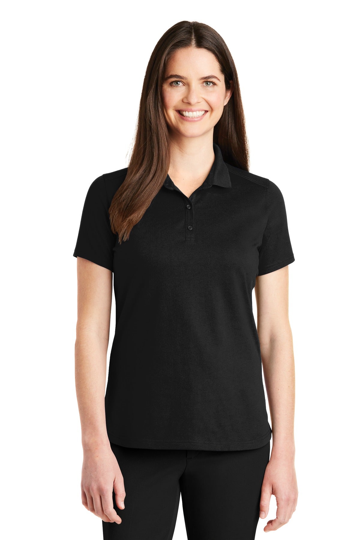 Port Authority Ladies SuperPro Knit Polo. LK164 Womens Apparel Shirts & Tops