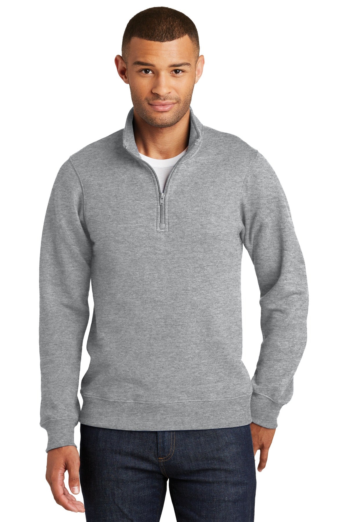 Port & Company - Men's Fan Favorite Fleece 1/4-Zip Pullover Sweatshirt Mens Apparel Sweatshirts & Fleece