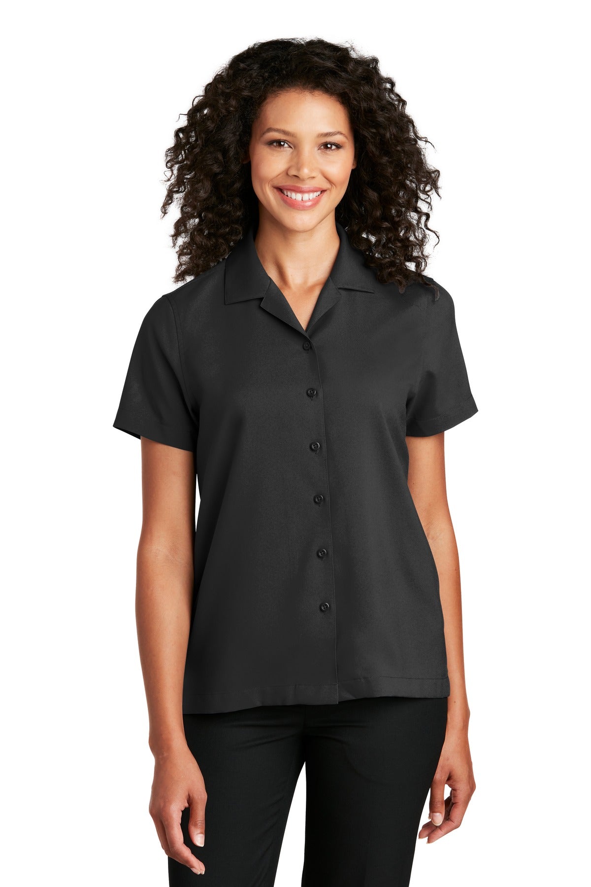 Port Authority Ladies Short Sleeve Performance Staff Shirt LW400 Womens Apparel Shirts & Tops
