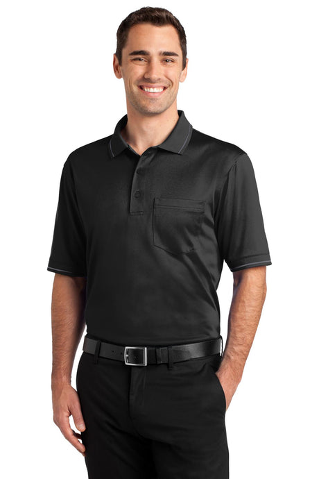 CornerStone Men's Select Snag-Proof Tipped Pocket Polo. CS415 CornerStone