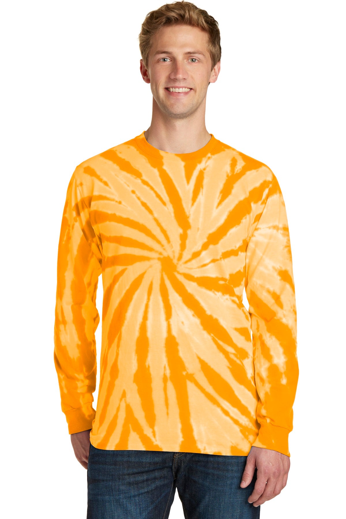 Port & Company Men's Tie-Dye Long Sleeve Tee Mens Apparel Shirts & Tops