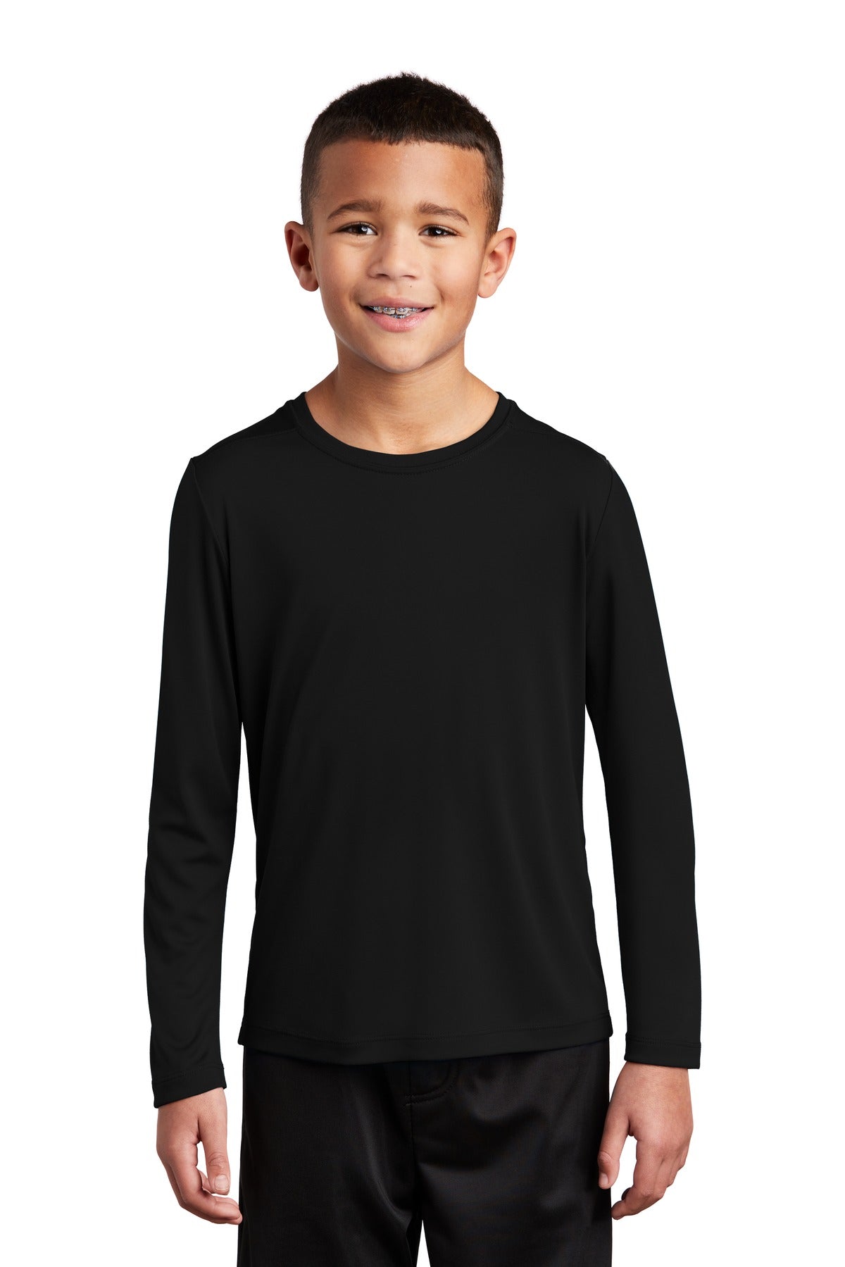 Sport-Tek Youth Posi-UV Pro Long Sleeve Tee YST420IS Youth Apparel Shirts & Tops