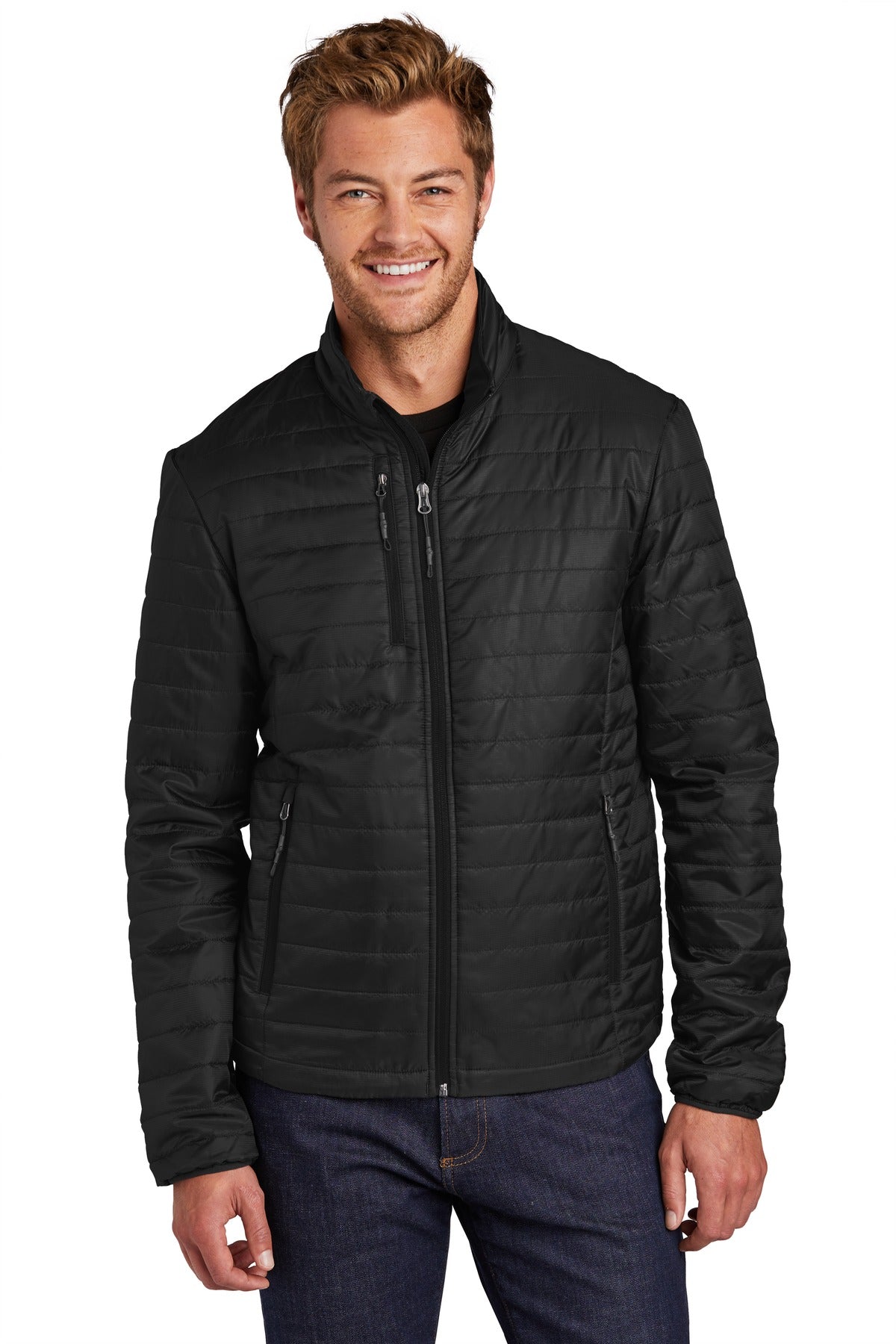 Port Authority Packable Puffy Jacket J850 Mens Apparel Jackets & Vests