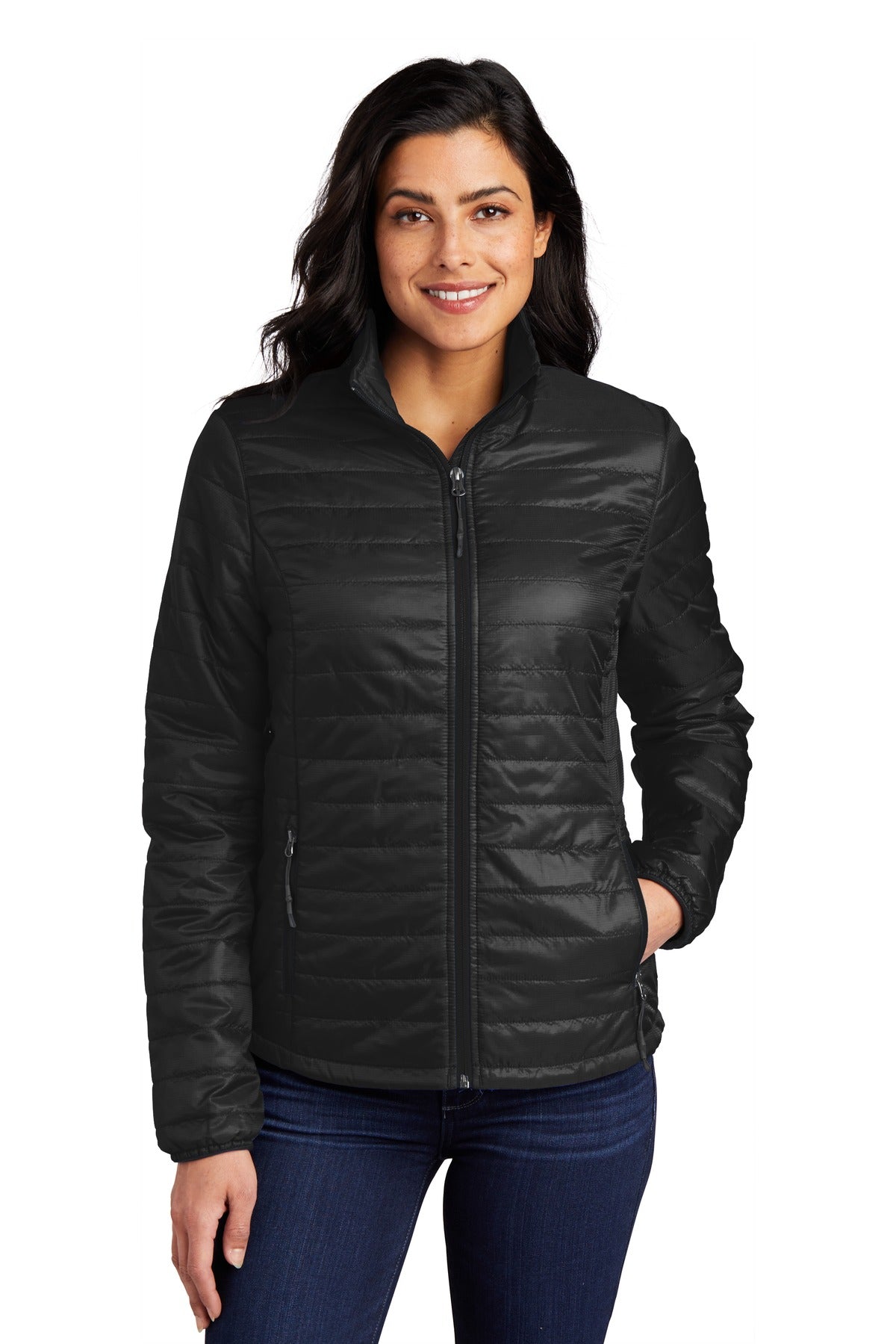Port Authority Ladies Packable Puffy Jacket. L850 Womens Apparel Jackets & Vests