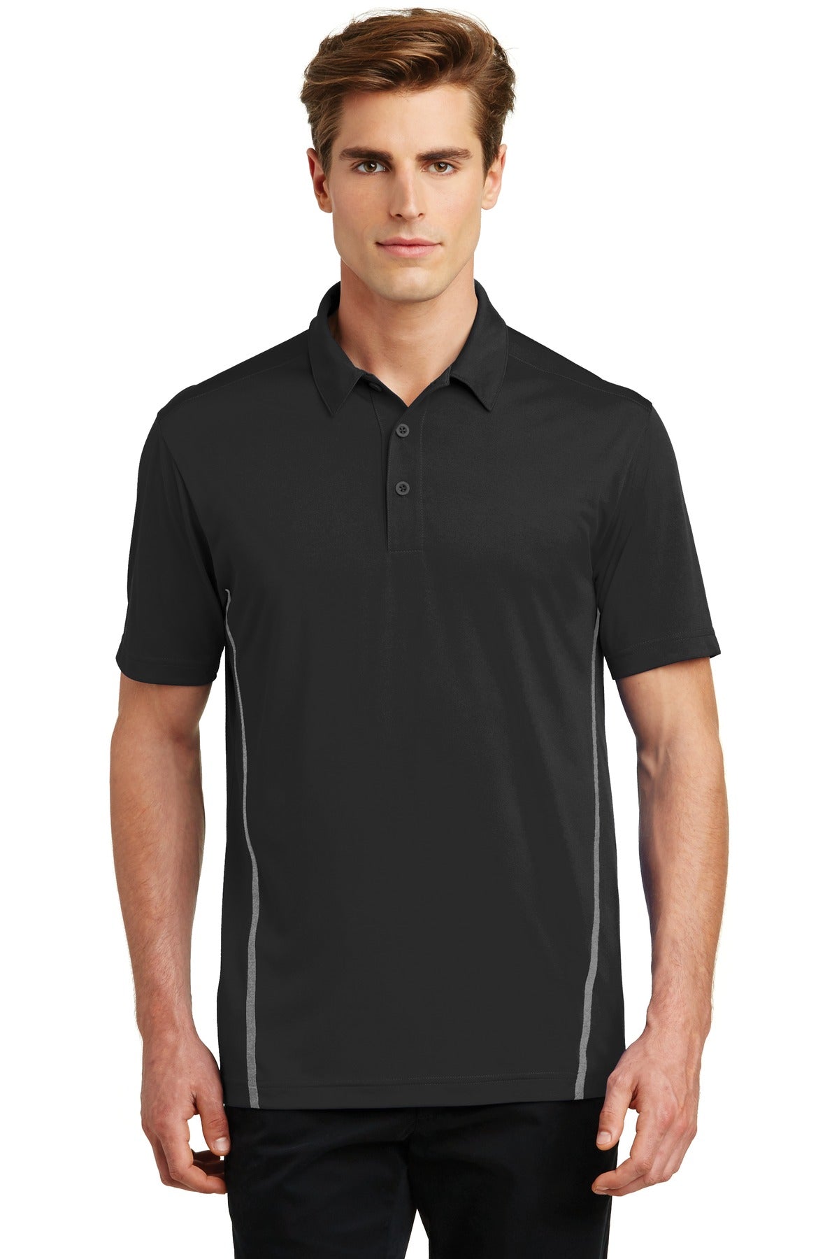 Sport-Tek Men's Contrast PosiCharge Tough Polo ST620 Womens Apparel Shirts & Tops