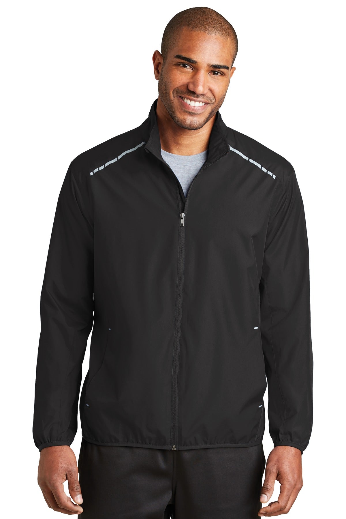 Port Authority Women's Zephyr Reflective Hit Full-Zip Jacket. J345 Mens Apparel Jackets & Vests