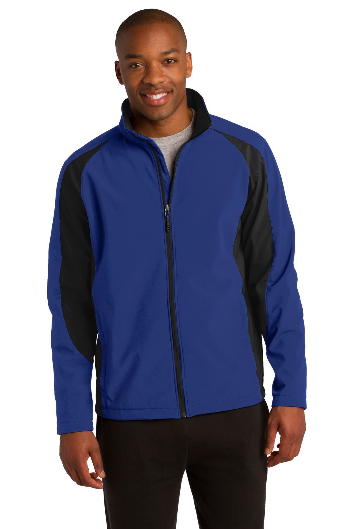 Sport-Tek Men's Colorblock Soft Shell Jacket Mens Apparel Jackets & Vests
