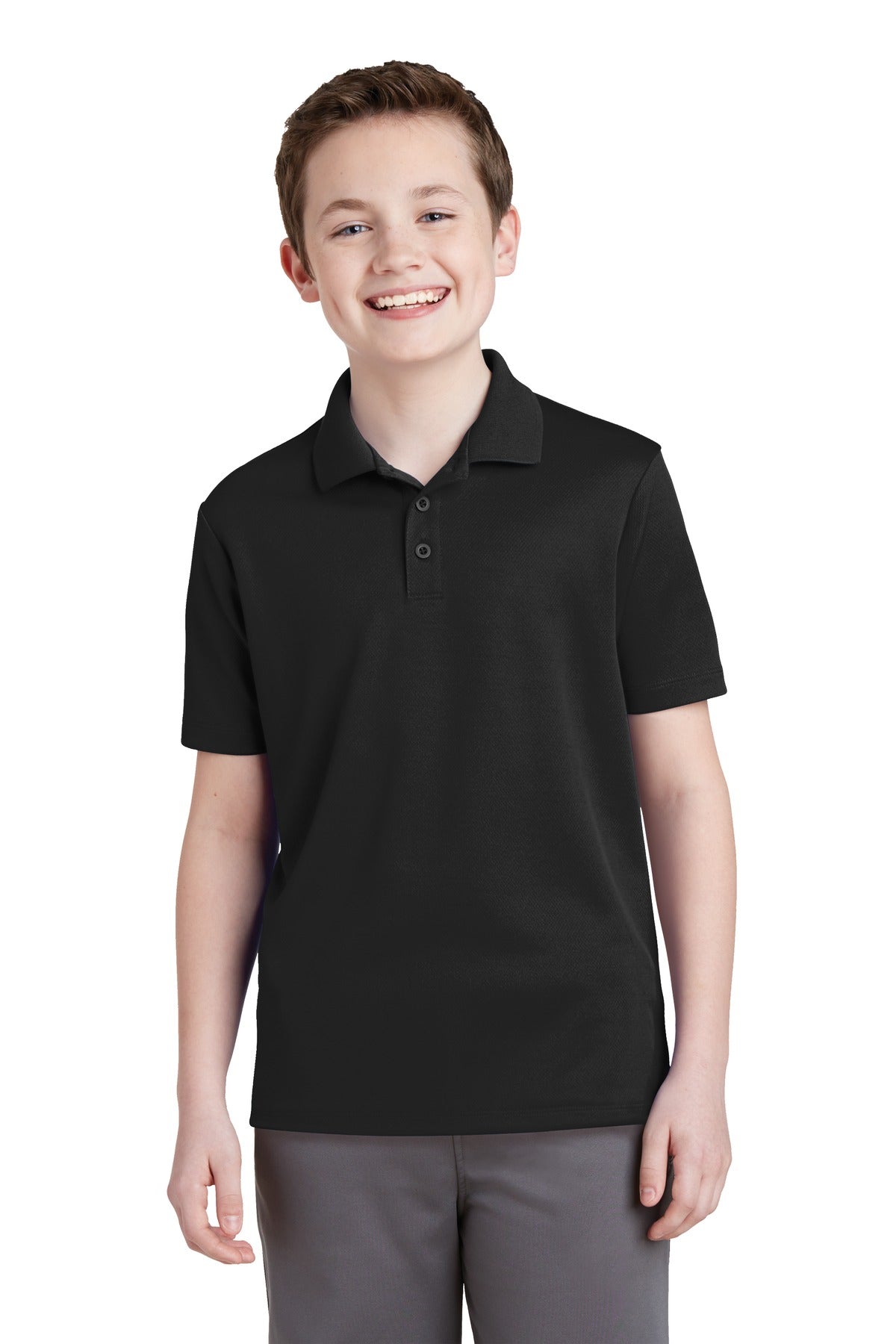 Sport-Tek Youth PosiCharge RacerMesh Polo YST640 Youth Apparel Shirts & Tops