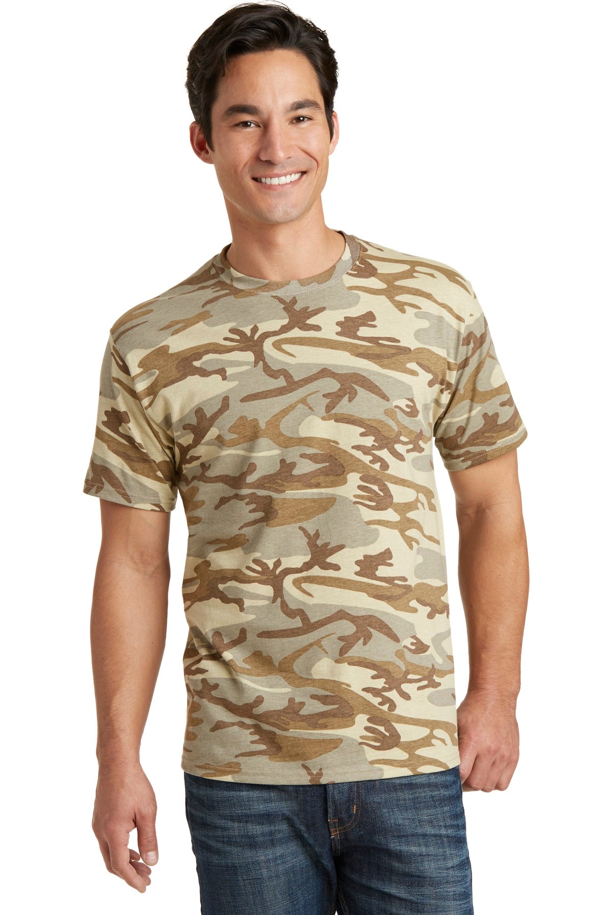 Port & Company Men's Core Cotton Camo Tee Mens Apparel Shirts & Tops