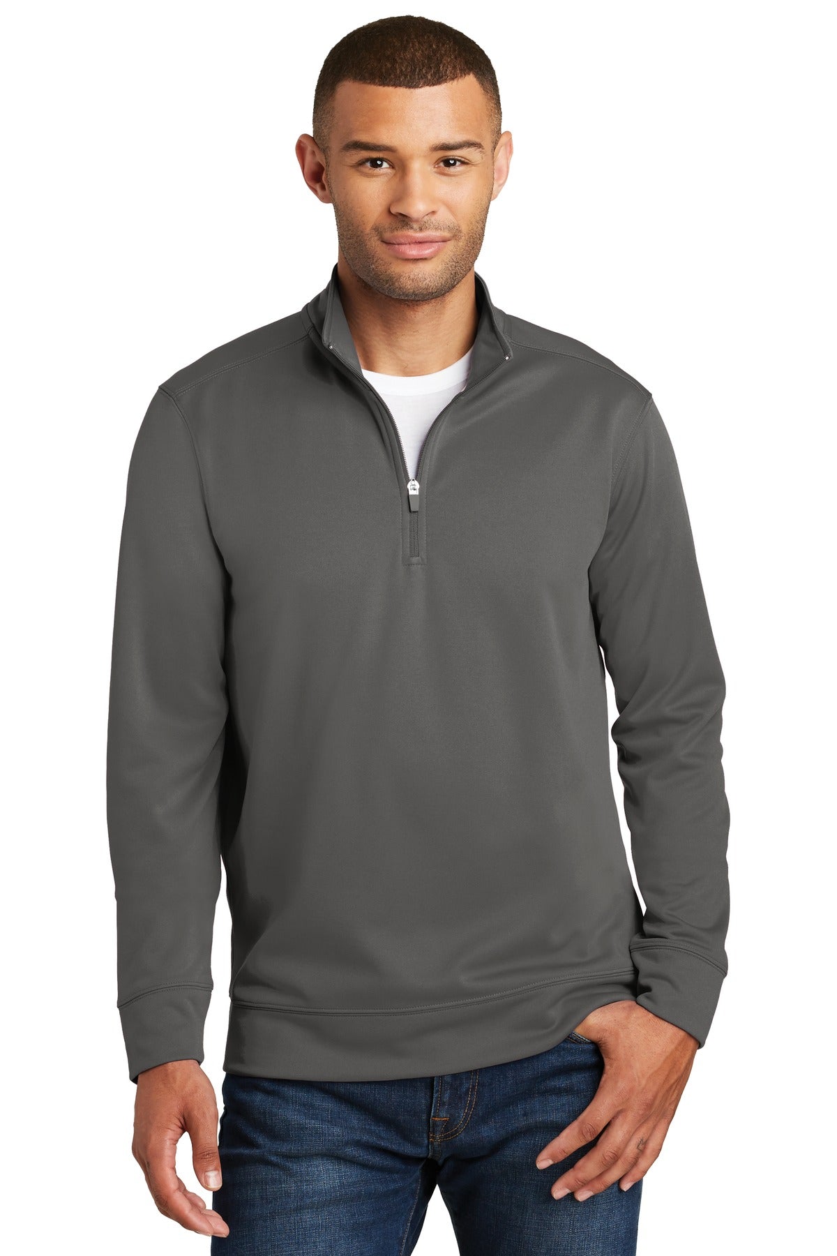 Port & Company - Men's Performance Fleece 1/4-Zip Pullover Sweatshirt Mens Apparel Sweatshirts & Fleece