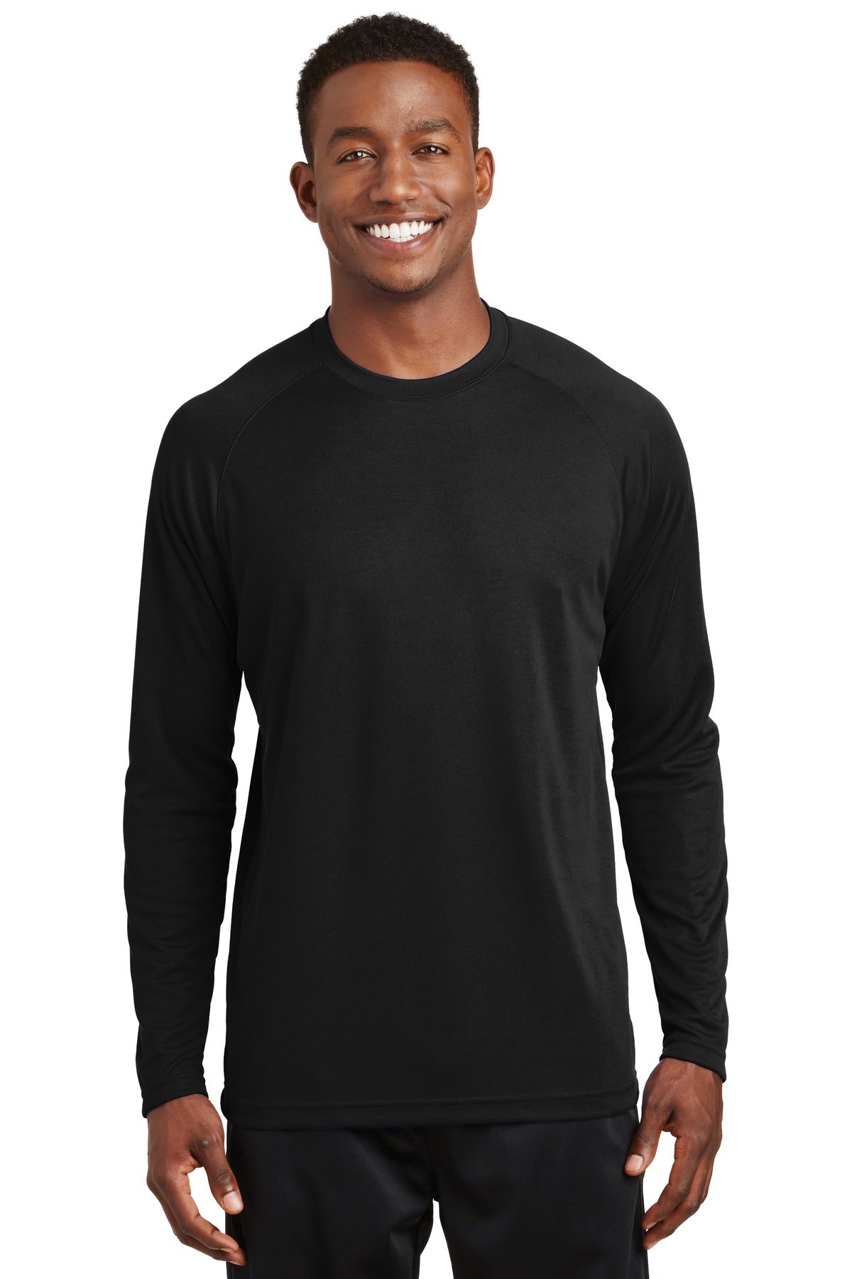 Sport-Tek Men's Dry Zone Long Sleeve Raglan T-Shirt Mens Apparel Shirts & Tops