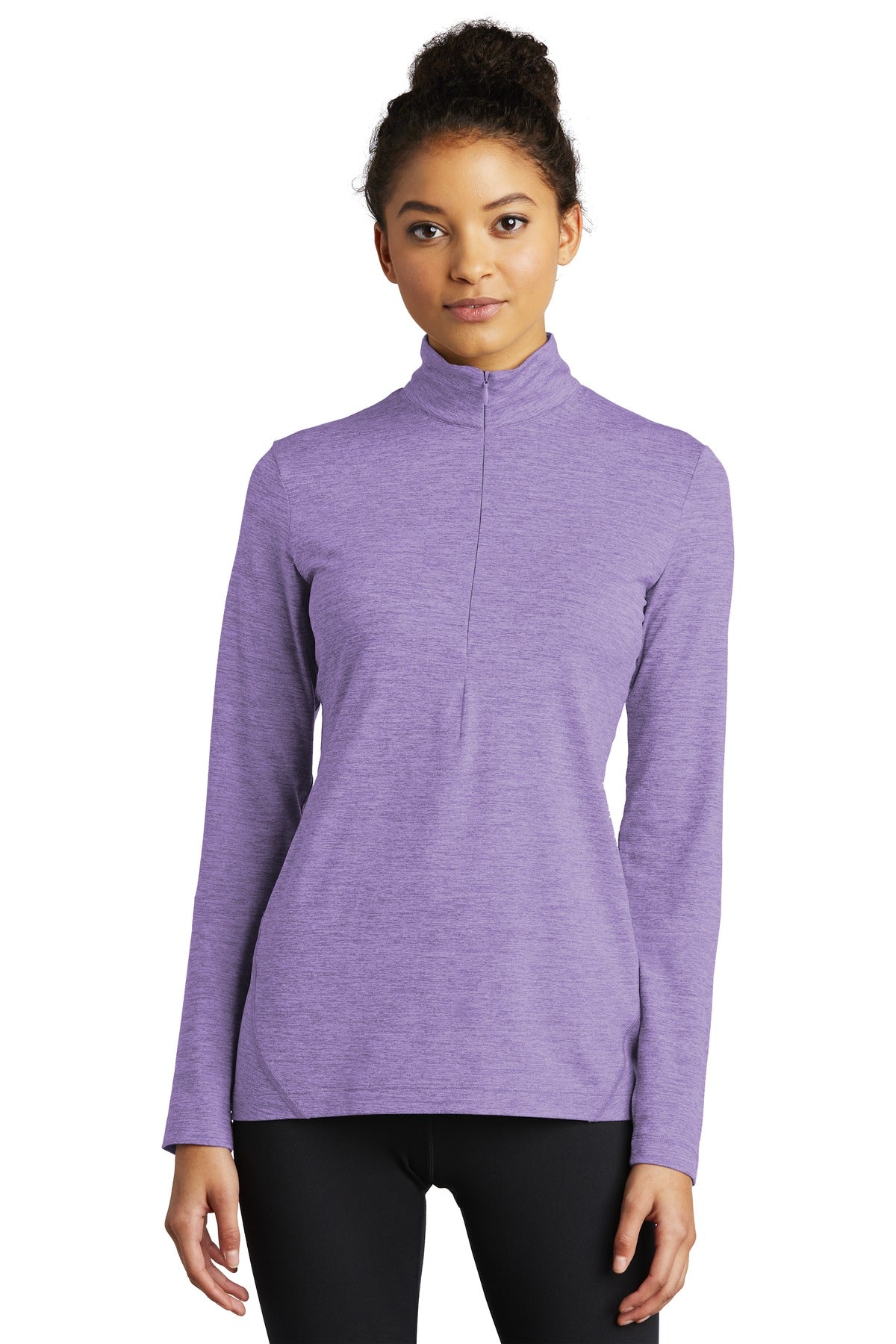 Sport-Tek Women's Exchange 1 5 Long Sleeve 1/2-Zip LST711 Womens Apparel Sweatshirts & Fleece