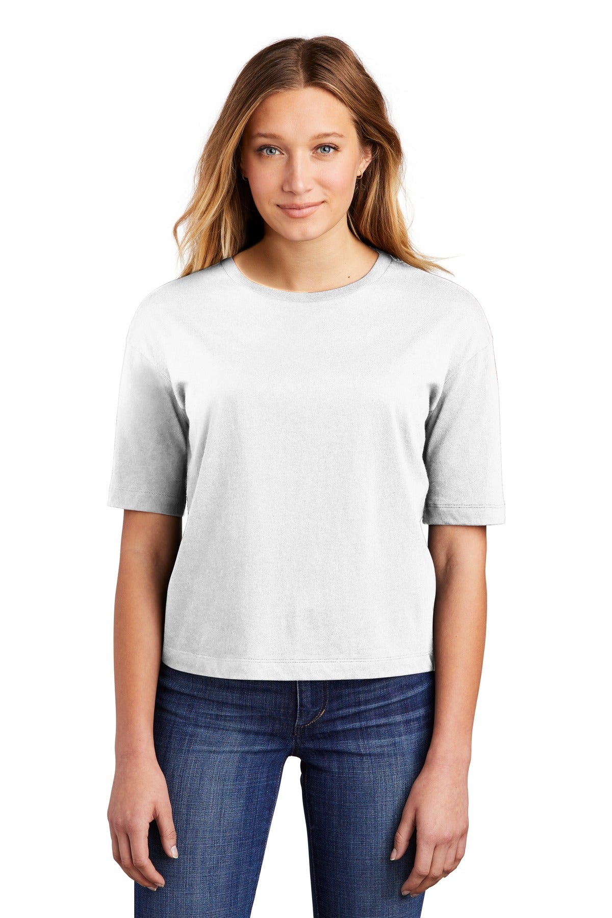 District Women's V.I.T. Boxy Tee DT6402 Womens Apparel Shirts & Tops