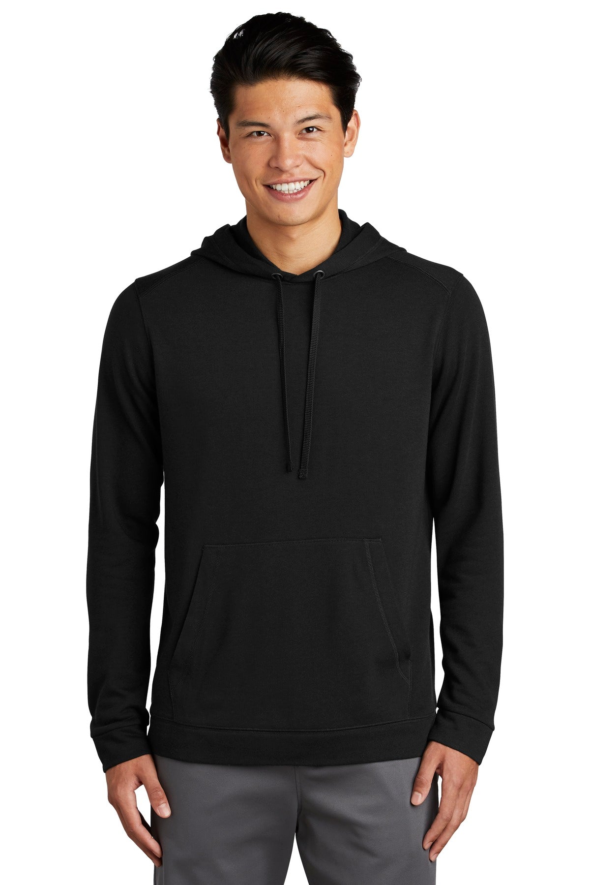 Sport-Tek Men's PosiCharge Tri-Blend Wicking Fleece Hooded Pullover ST296 Womens Apparel Sweatshirts & Fleece