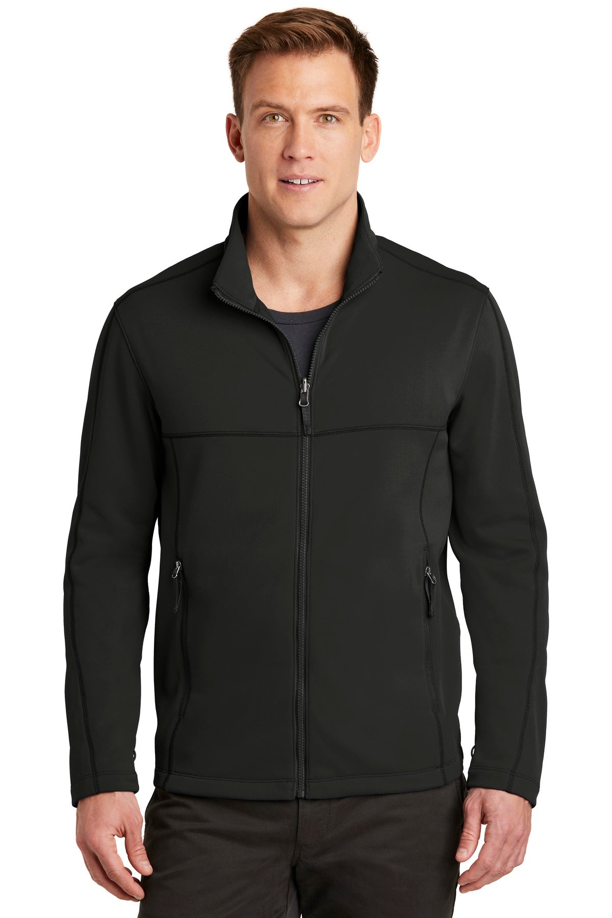 Port Authority Men's Collective Smooth Fleece Jacket. F904 Mens Apparel Sweatshirts & Fleece