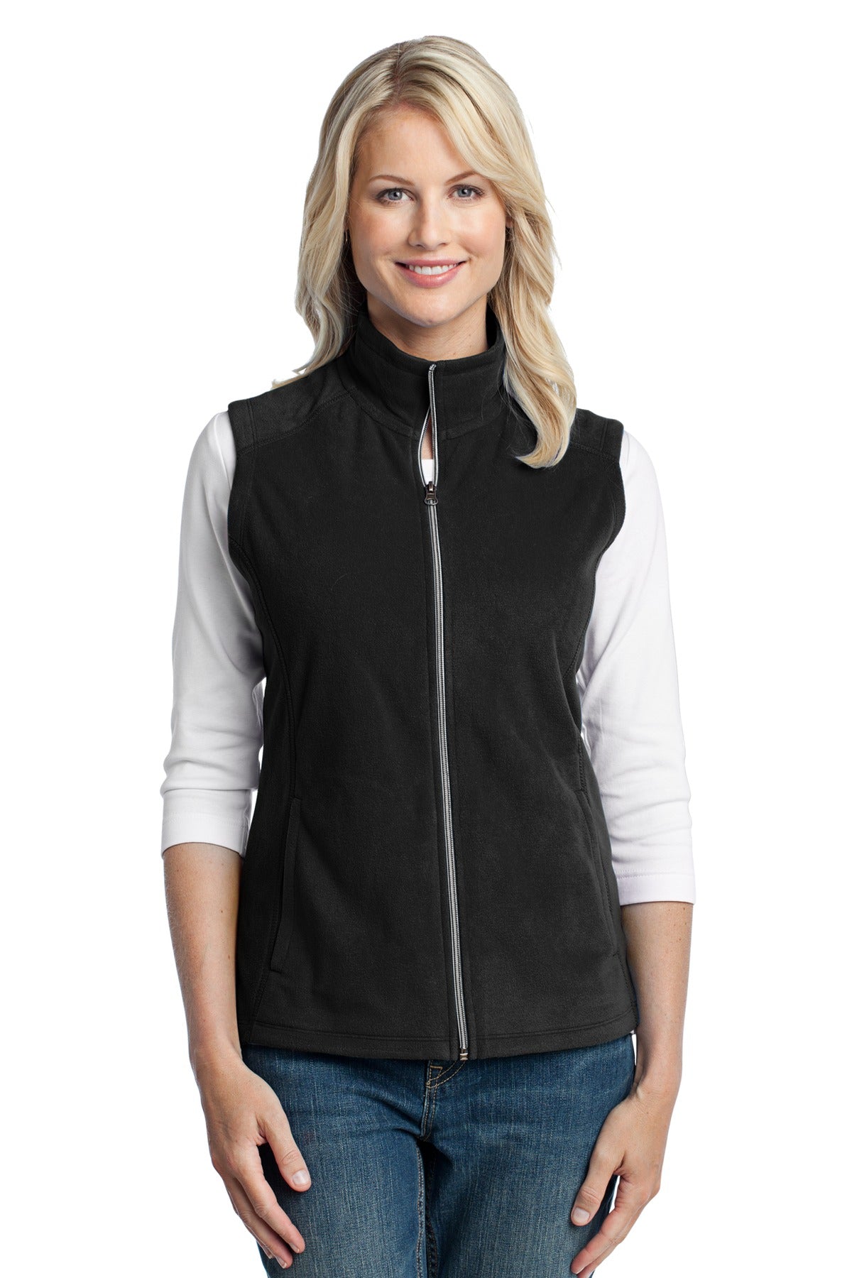 Port Authority Women's Microfleece Vest. L226 Womens Apparel Jackets & Vests