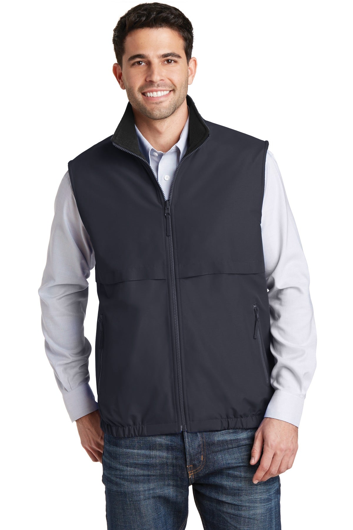 Port Authority Men's Reversible Charger Vest. J7490 Mens Apparel Jackets & Vests