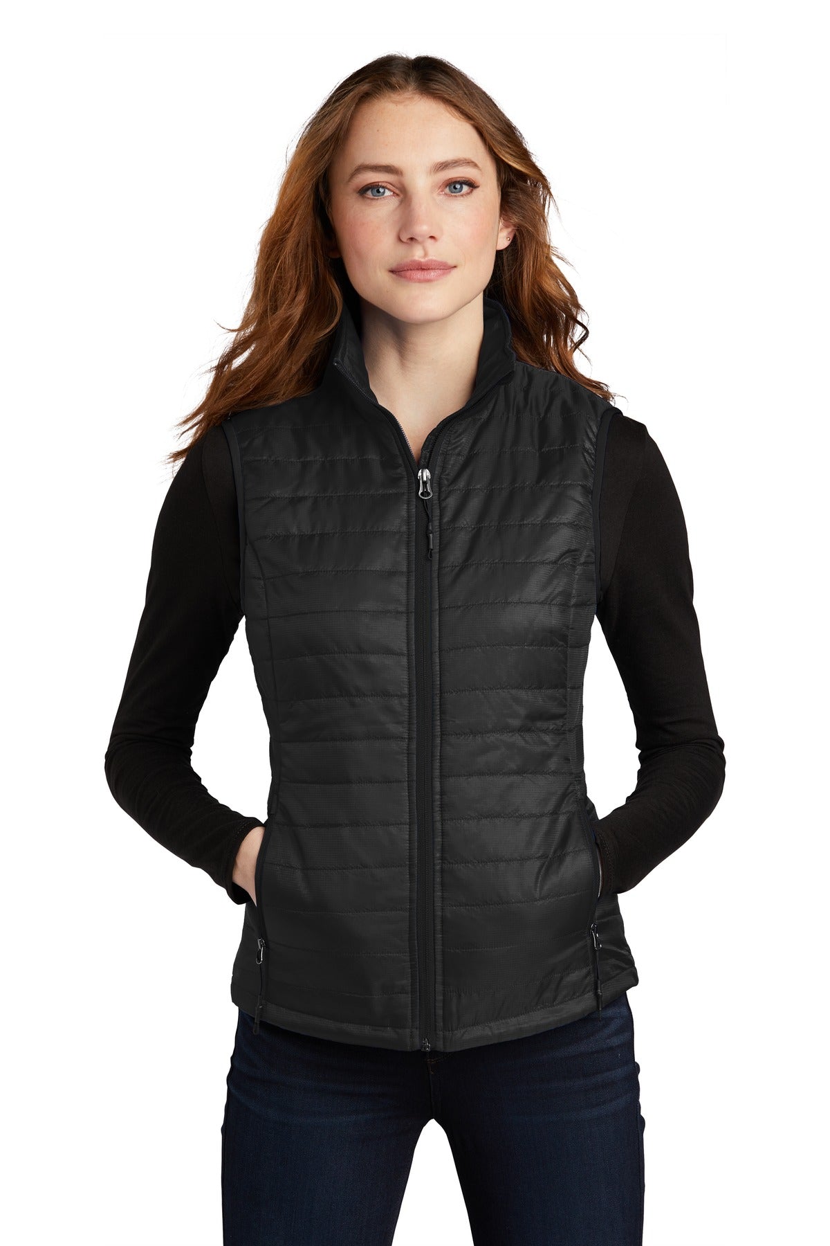 Port Authority Women's Packable Puffy Vest L851 Womens Apparel Jackets & Vests