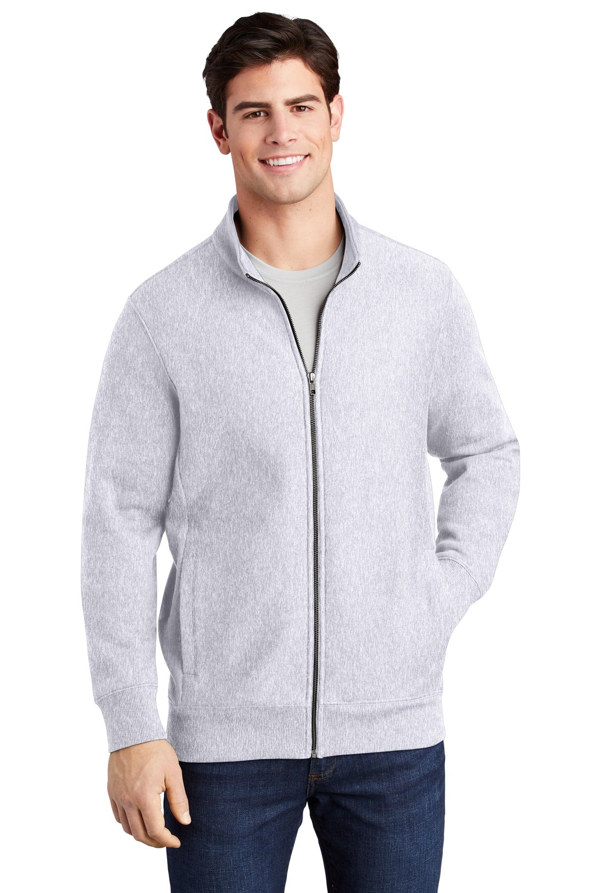 Sport-Tek Men's Super Heavyweight Full-Zip Sweatshirt Mens Apparel Sweatshirts & Fleece