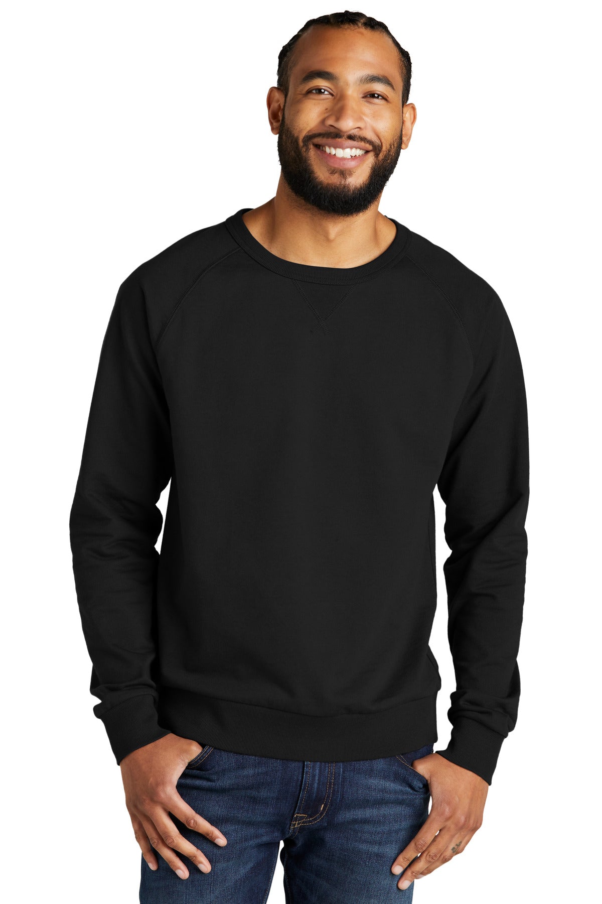 Allmade Men's Organic French Terry Crewneck Sweatshirt AL4004 Mens Apparel Sweatshirts & Fleece