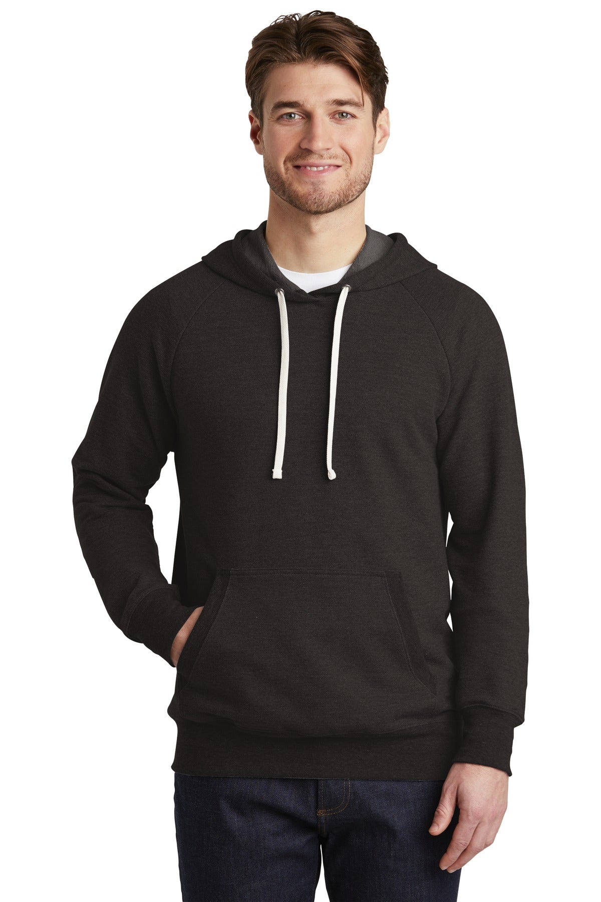 District Perfect Tri French Terry Hoodie. DT355 Mens Apparel Sweatshirts & Fleece