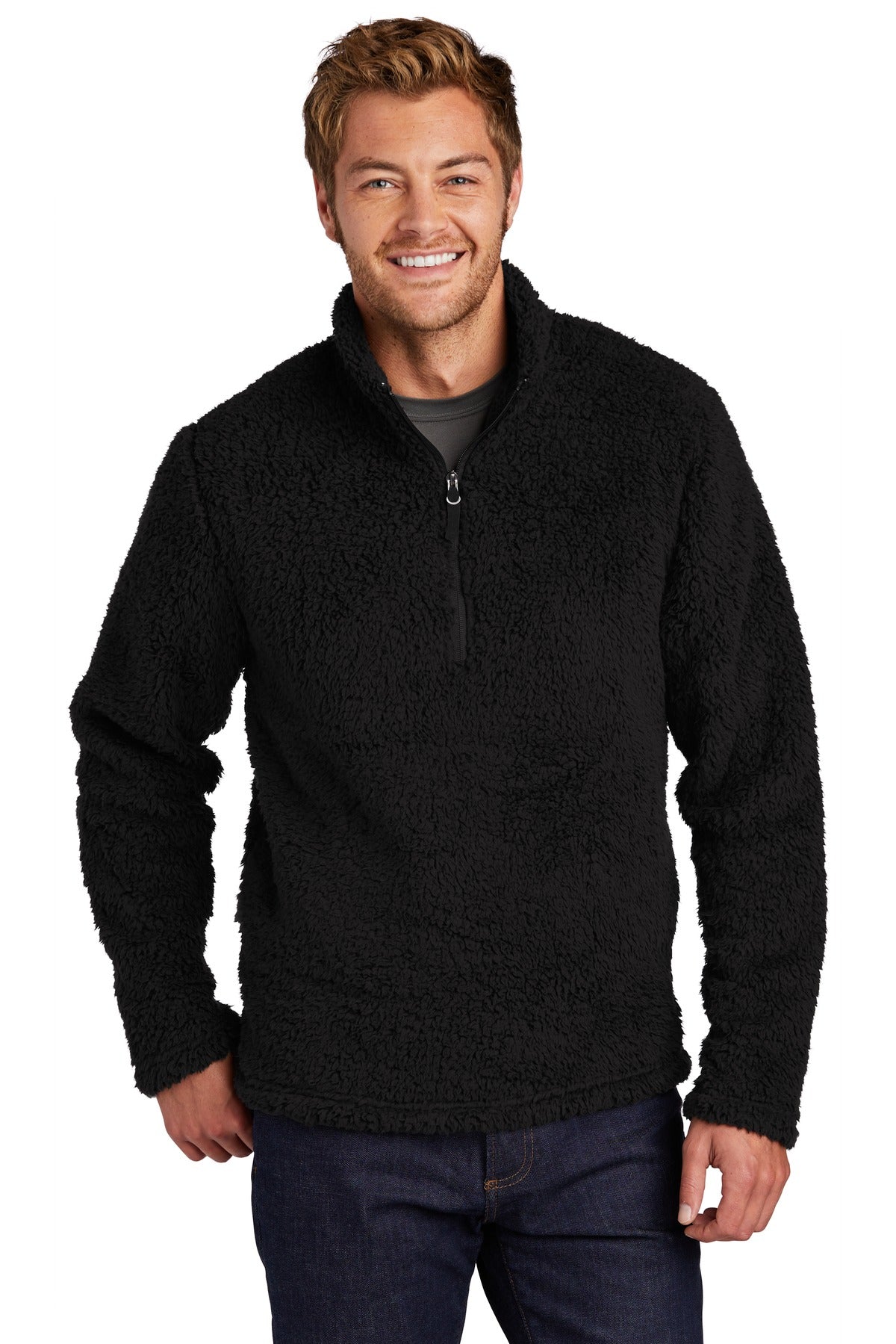Port Authority Men's Cozy 1/4-Zip Fleece Pullover Mens Apparel Sweatshirts & Fleece