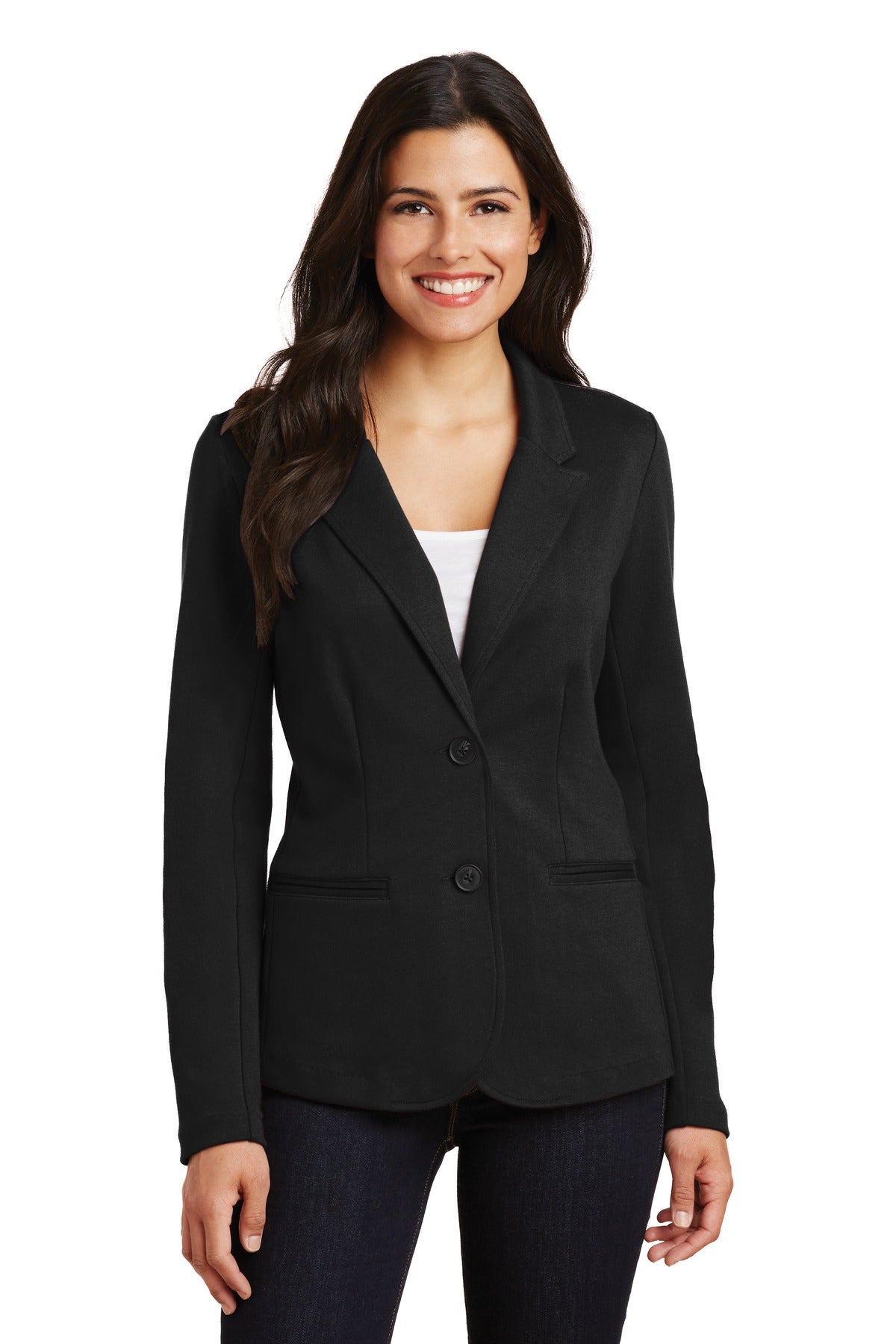 Port Authority Women's Knit Blazer. LM2000 Womens Apparel Jackets & Vests