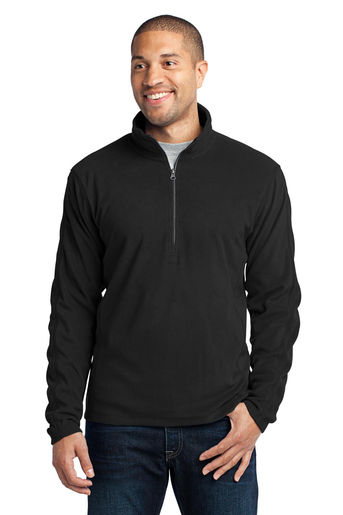 Port Authority Men's Microfleece 1/2-Zip Pullover. F224 Mens Apparel Sweatshirts & Fleece