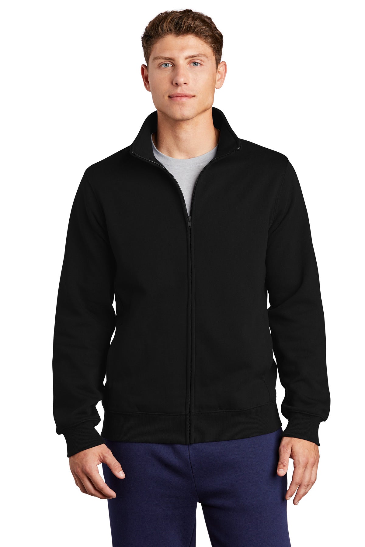 Sport-Tek Men's Full-Zip Sweatshirt Mens Apparel Sweatshirts & Fleece