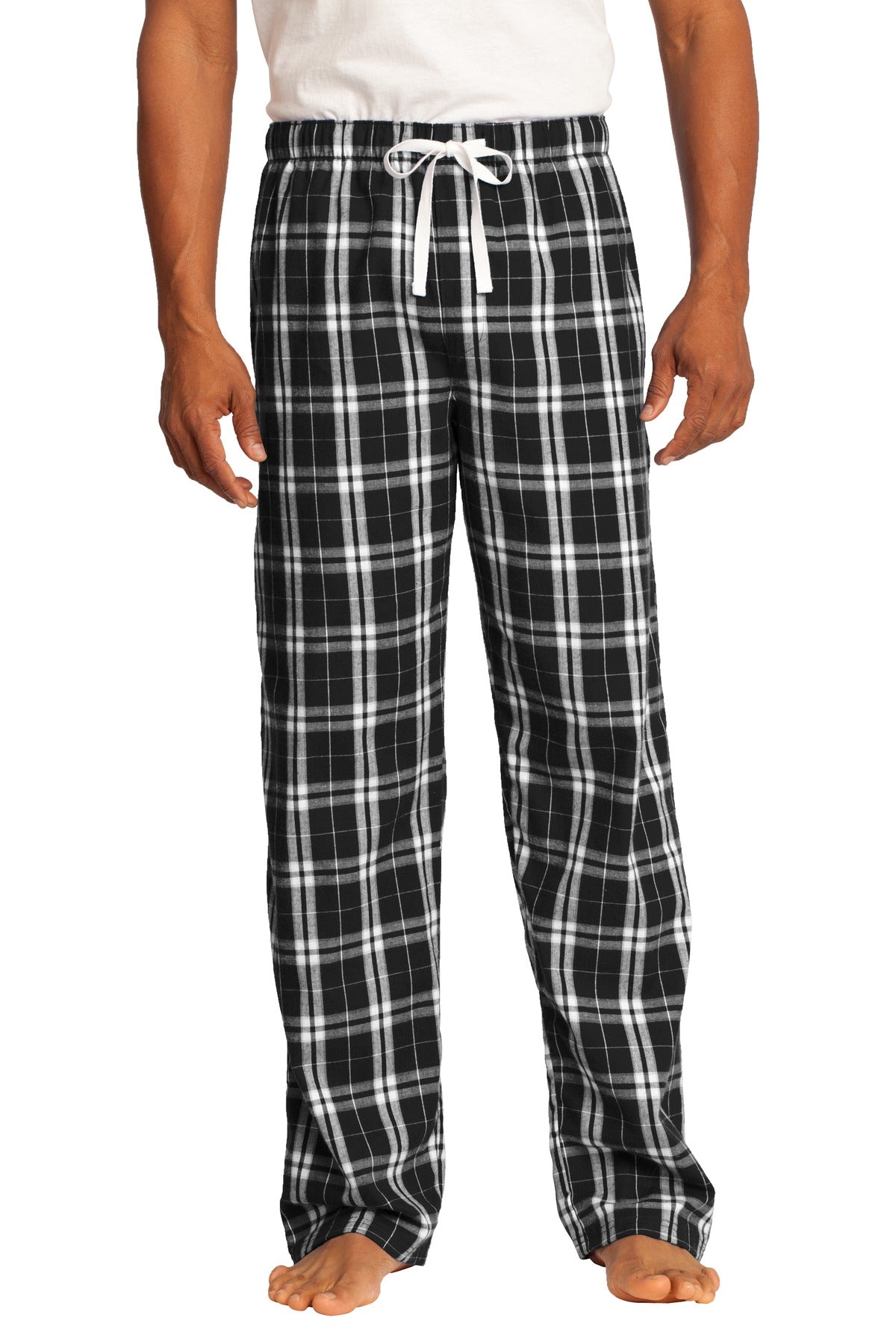District Men's Flannel Plaid Pants Mens Apparel Pants & Sweatpants