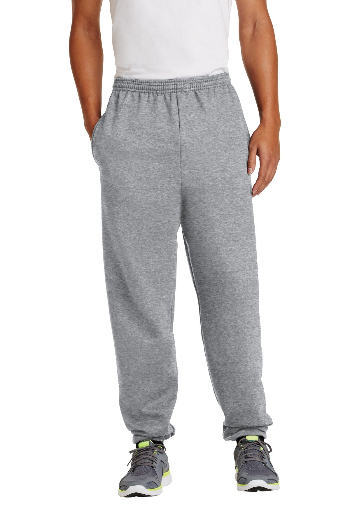 Port & Company Men's Essential Fleece Sweatpant with Pockets PC90P Mens Apparel Pants & Sweatpants