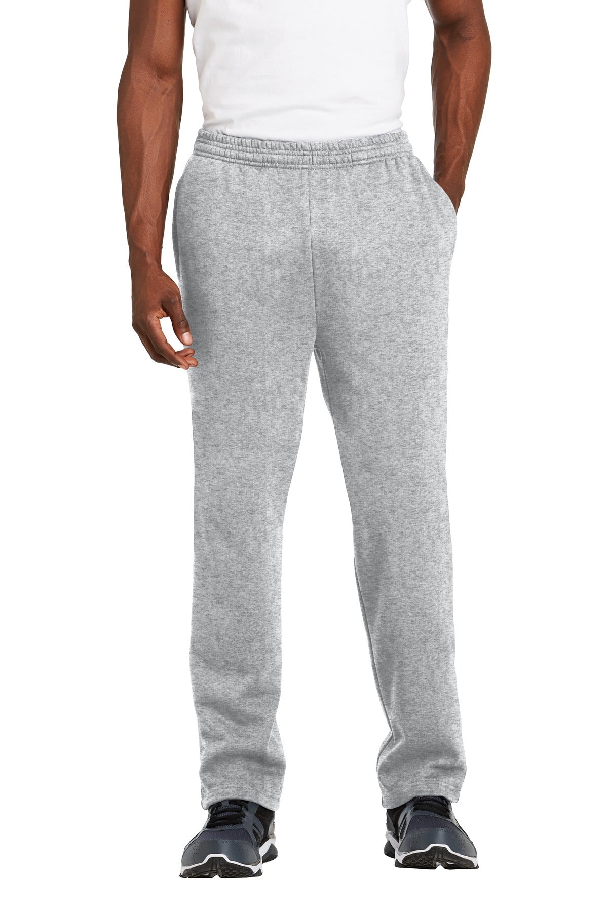 Sport-Tek Men's Open Bottom Sweatpants Mens Apparel Pants & Sweatpants