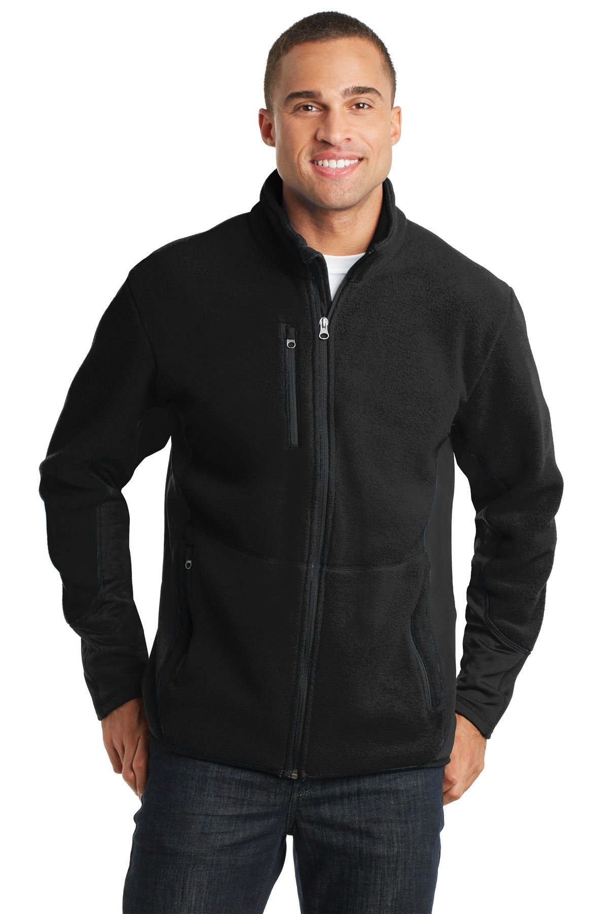 Port AuthorityMen's R-Tek Pro Fleece Full-Zip Jacket. F227 Mens Apparel Jackets & Vests