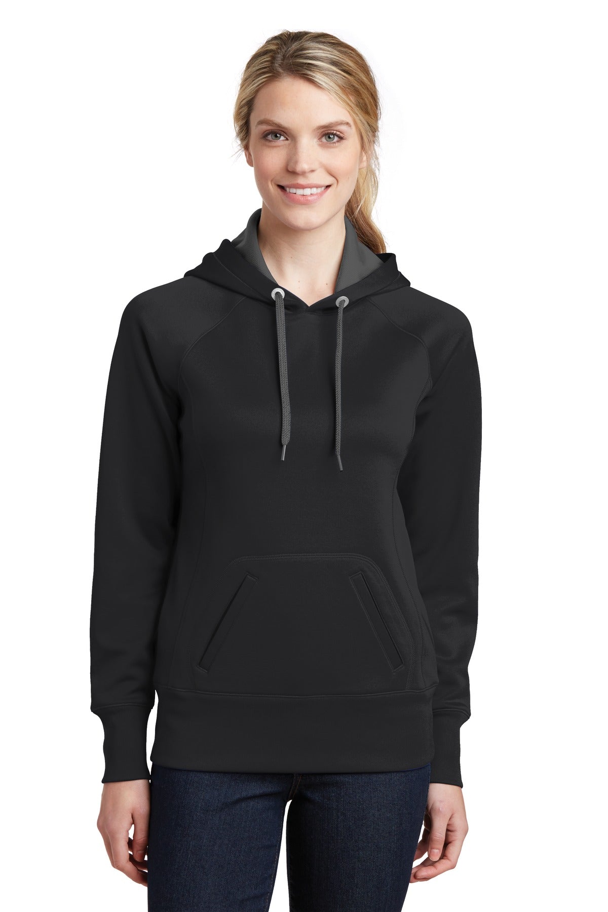 Sport-Tek Ladies Tech Fleece Hooded Sweatshirt. LST250 Womens Apparel Sweatshirts & Fleece
