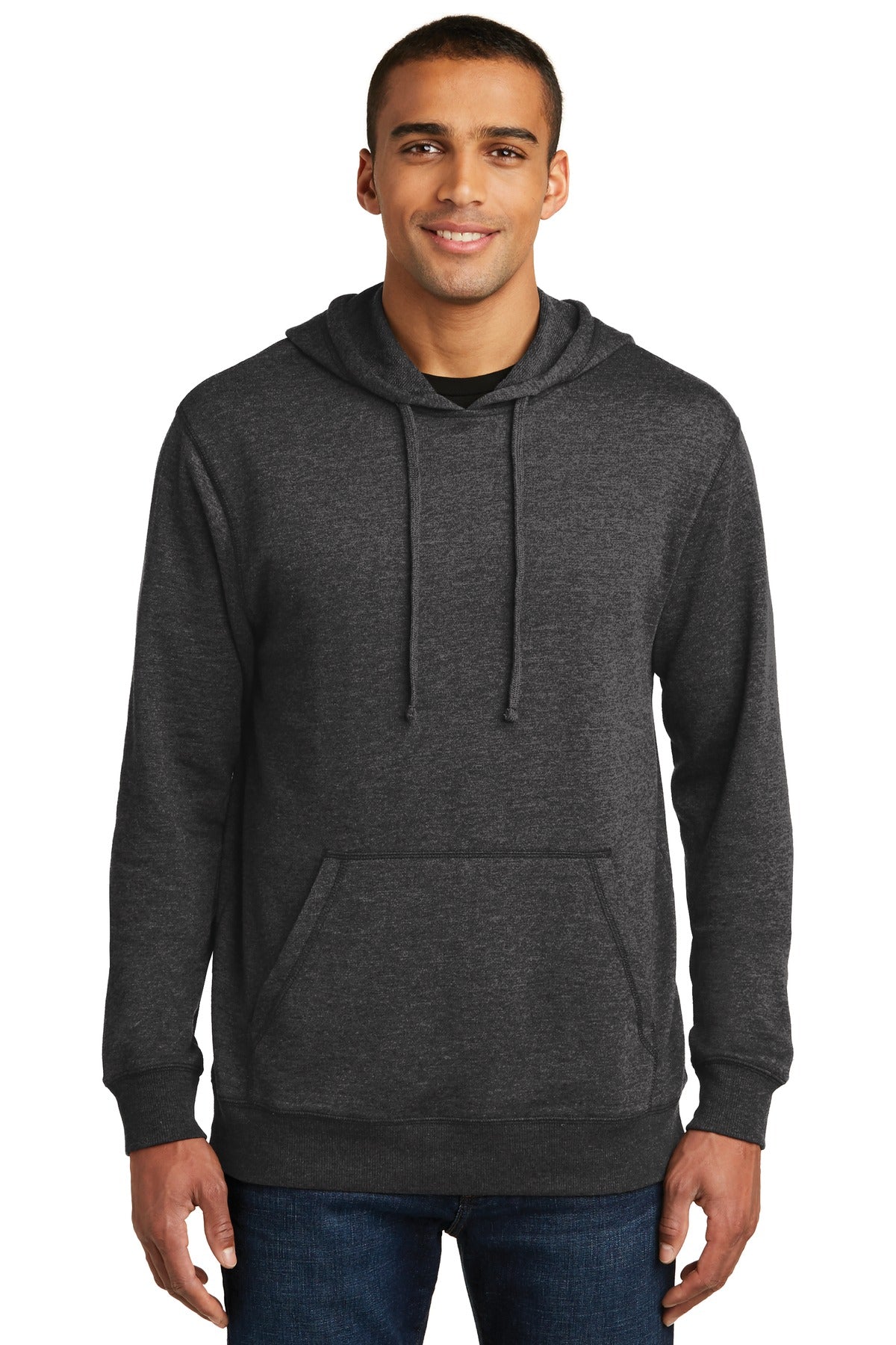 District Lightweight Fleece Hoodie. DM391 Mens Apparel Sweatshirts & Fleece