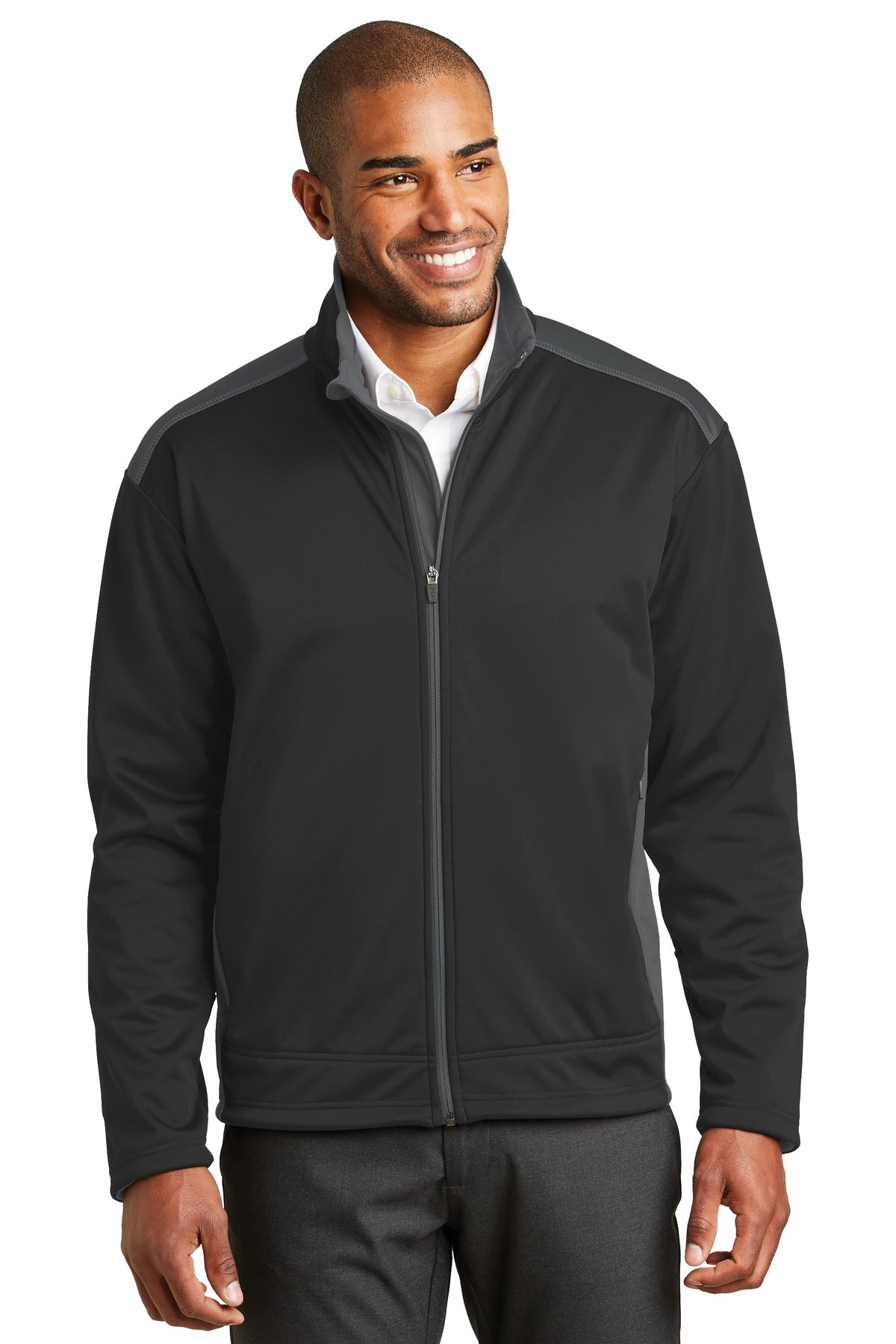 Port Authority Men's Two-Tone Soft Shell Jacket. J794 Mens Apparel Jackets & Vests