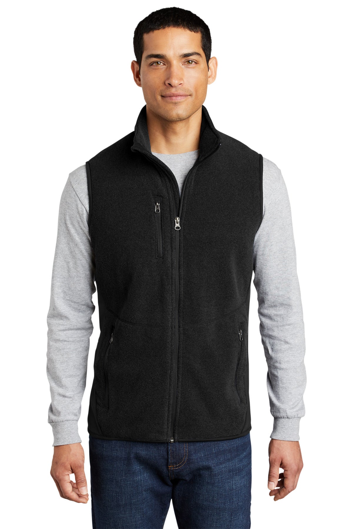 Port Authority Men's R-Tek Pro Fleece Full-Zip Vest. F228 Mens Apparel Jackets & Vests