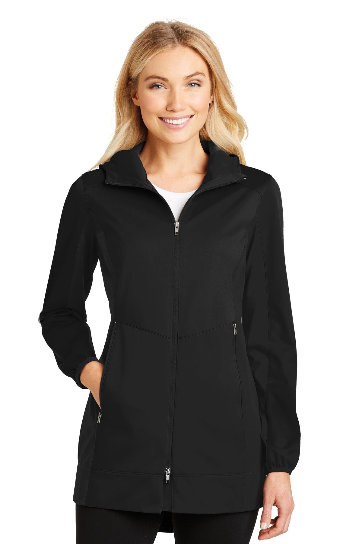 Port Authority Women's Active Hooded Soft Shell Jacket. L719 Womens Apparel Jackets & Vests