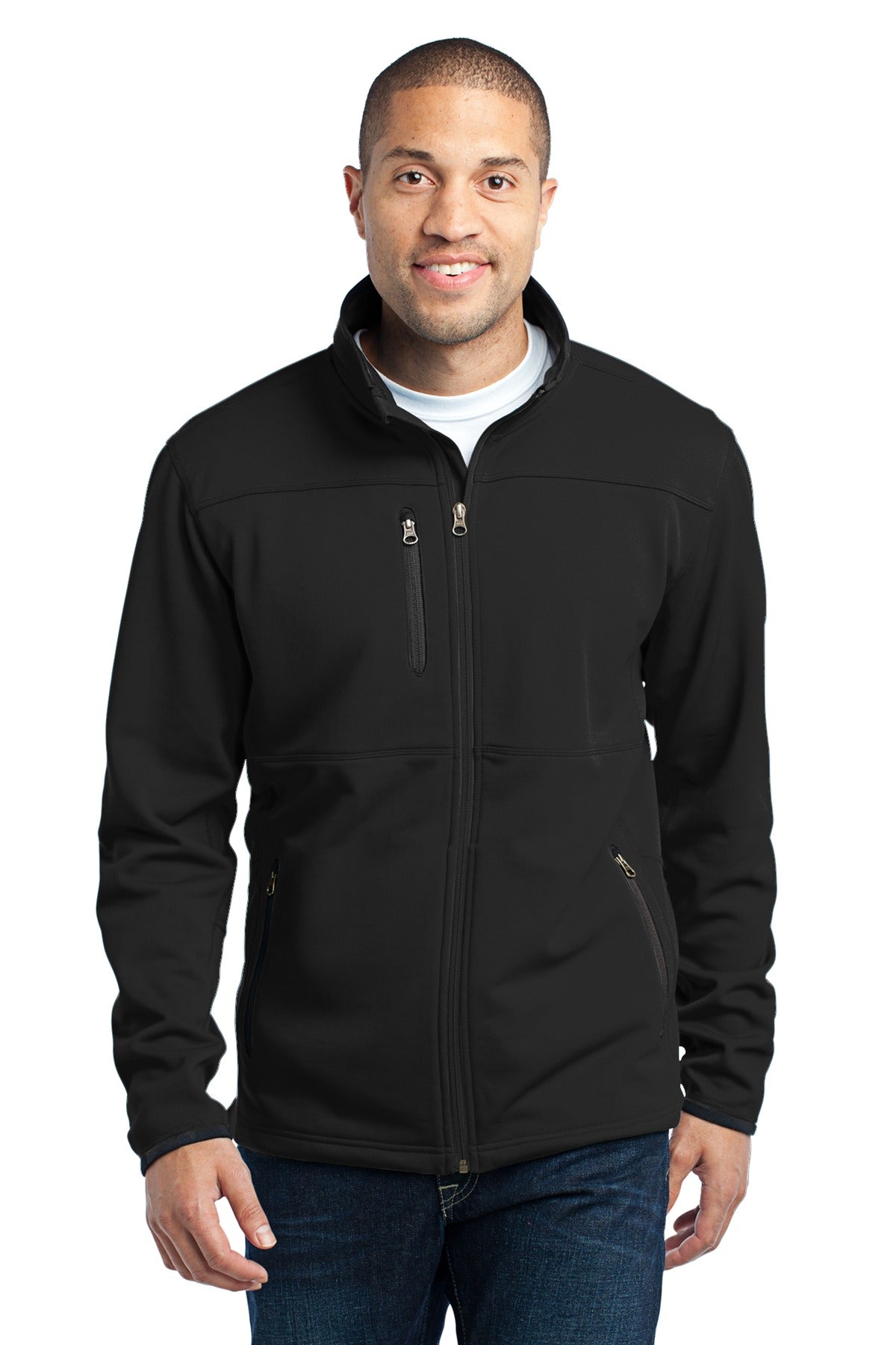 Port Authority Men's Pique Fleece Jacket. F222 Mens Apparel Jackets & Vests