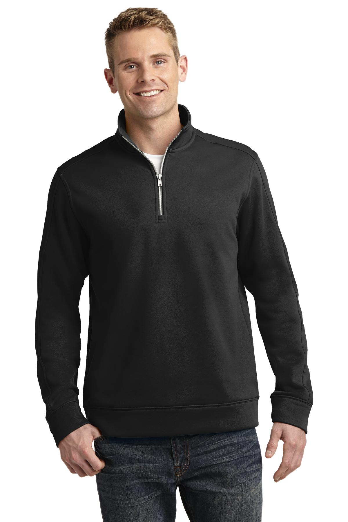 Sport-Tek Repel Fleece 1/4-Zip Pullover. ST291 Mens Apparel Sweatshirts & Fleece