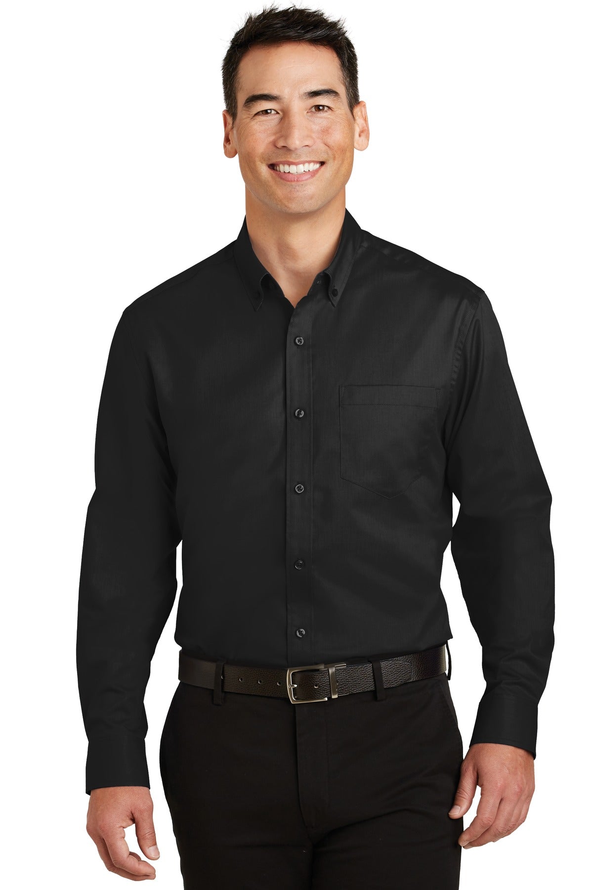 Port Authority Men's Tall SuperPro Twill Shirt. TS663 Mens Apparel Shirts & Tops