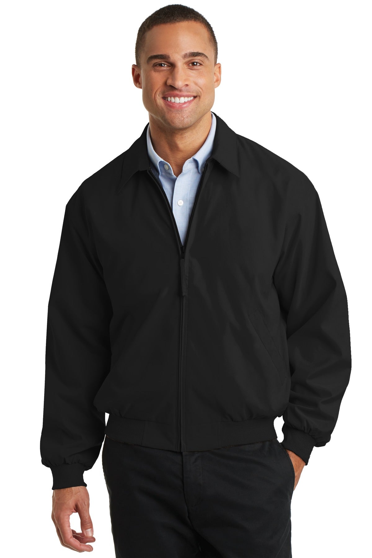 Port Authority Men's Casual Microfiber Jacket. J730 Mens Apparel Jackets & Vests