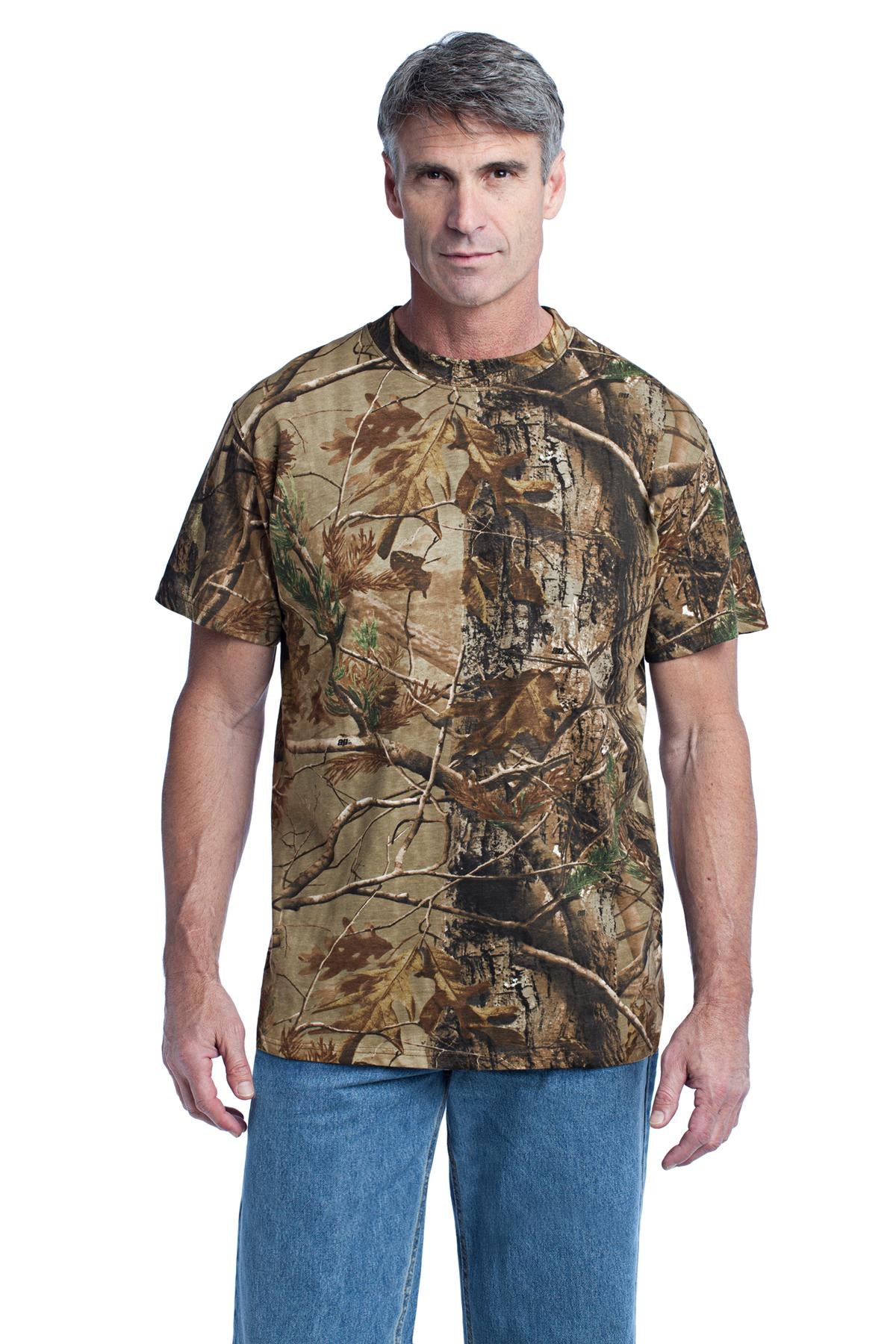 Russell Outdoors Men's Realtree Explorer 100% Cotton T-Shirt NP0021R Mens Apparel Shirts & Tops