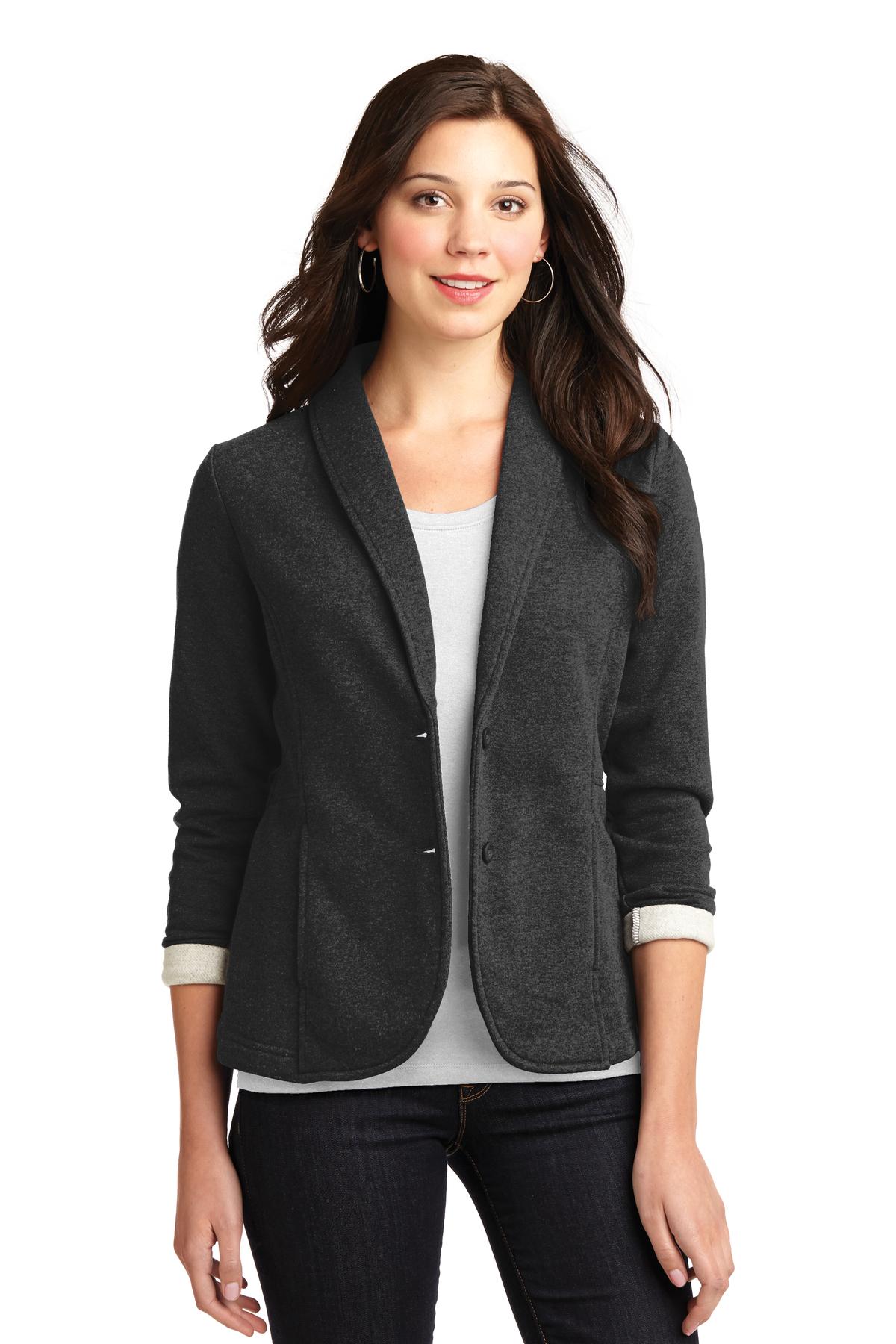 Port Authority Women's Fleece Blazer. L298 Womens Apparel Sweatshirts & Fleece